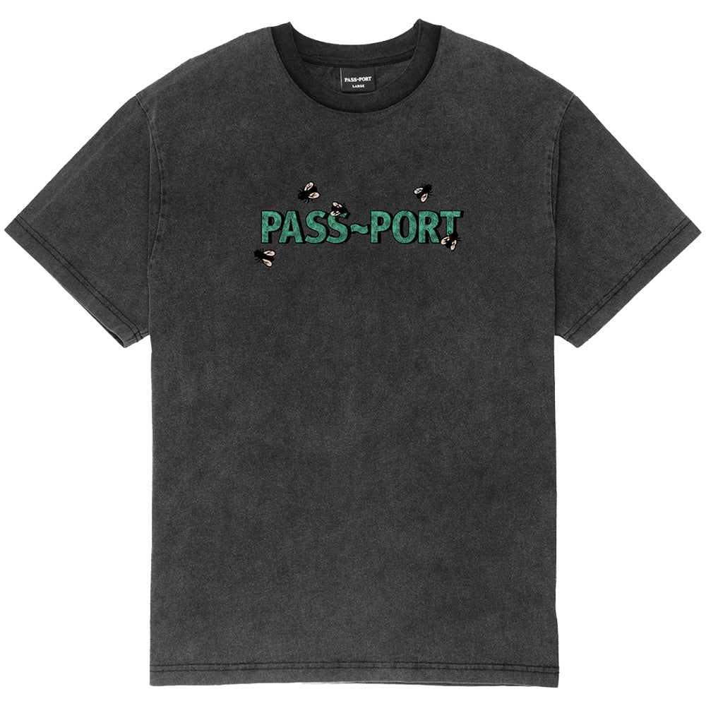 Pass~Port Wot Flies Tee Black Acid