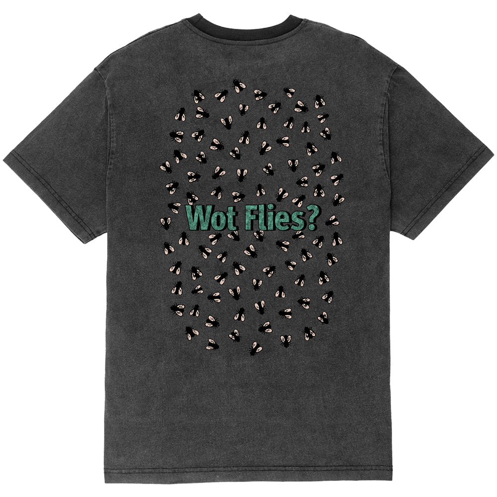 Pass~Port Wot Flies Tee Black Acid