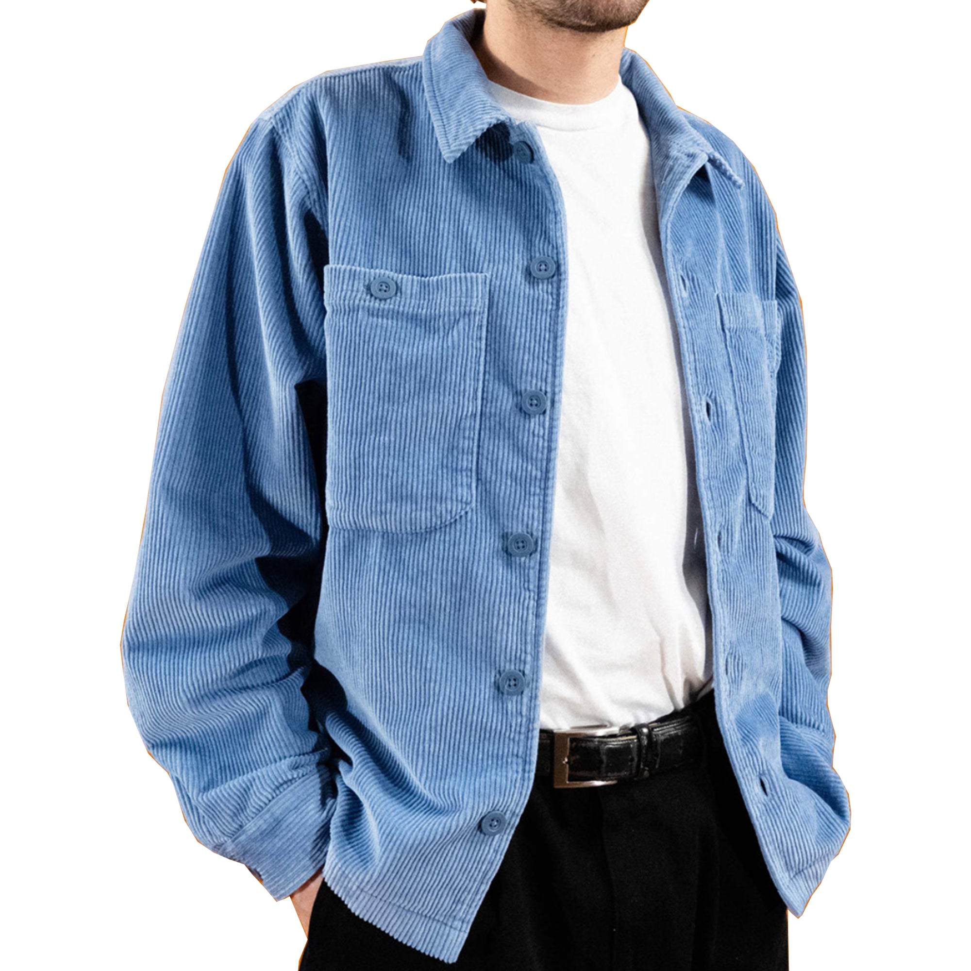 Quasi Montauk Long Sleeve Button Up Shirt Ocean