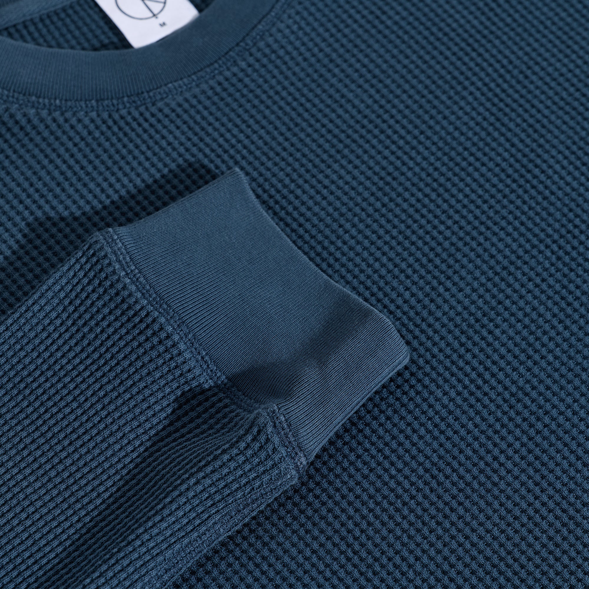 Polar Skate Co Dylan LS Waffle Tee Space Blue