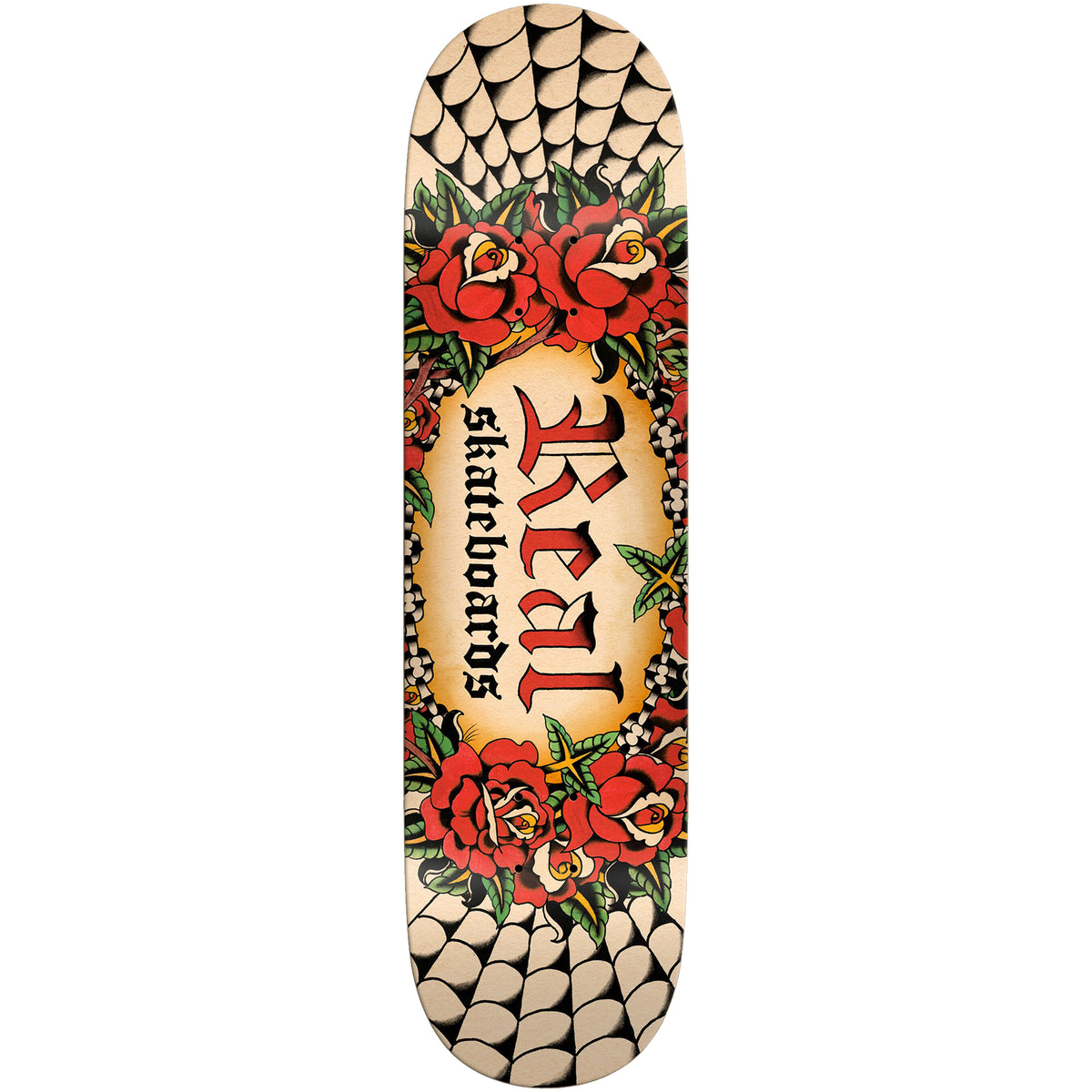 Real Team Oval By Harry Lintell Skateboard Deck 8.06"