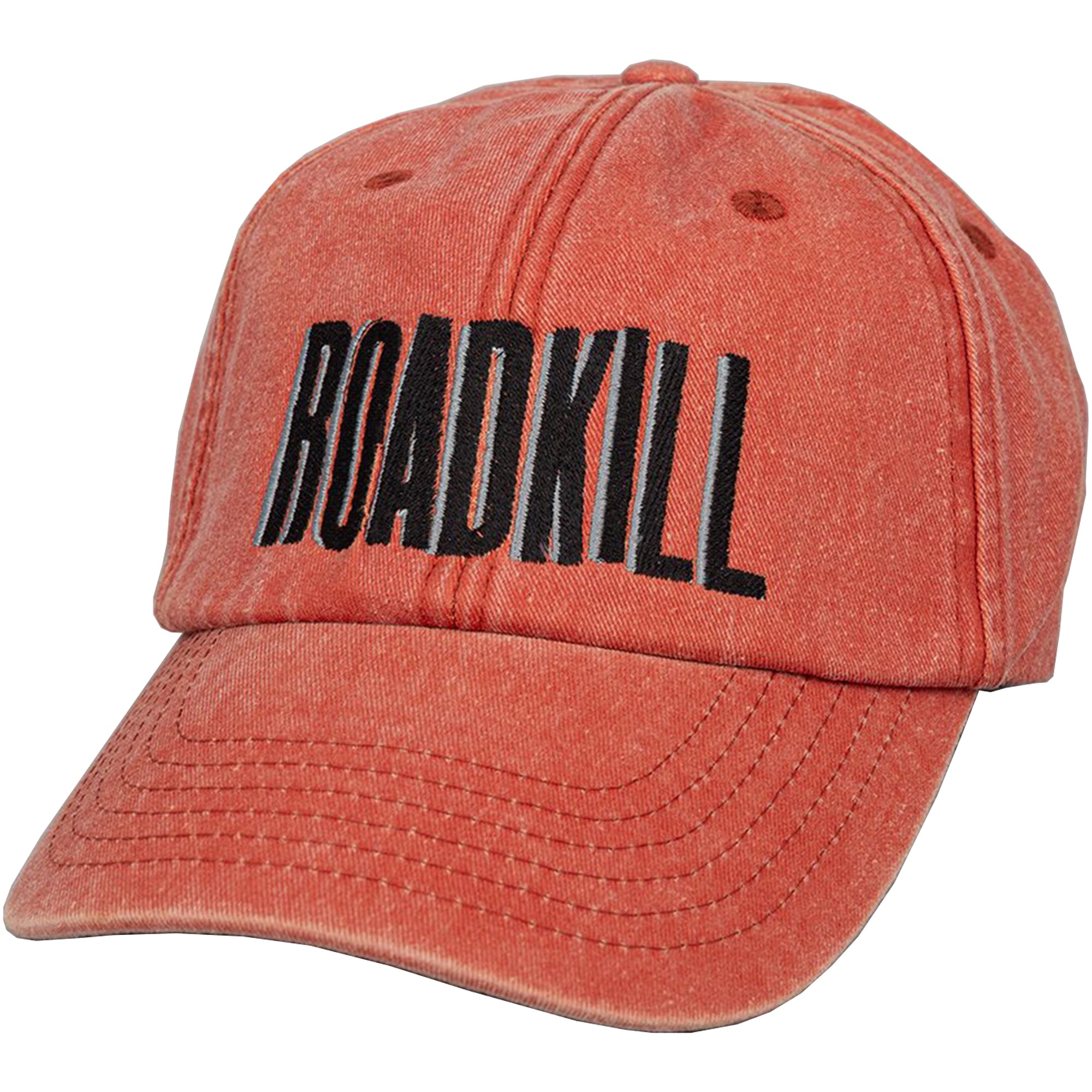 Roadkill Embroidered 5 Panel Cap Vintage Orange
