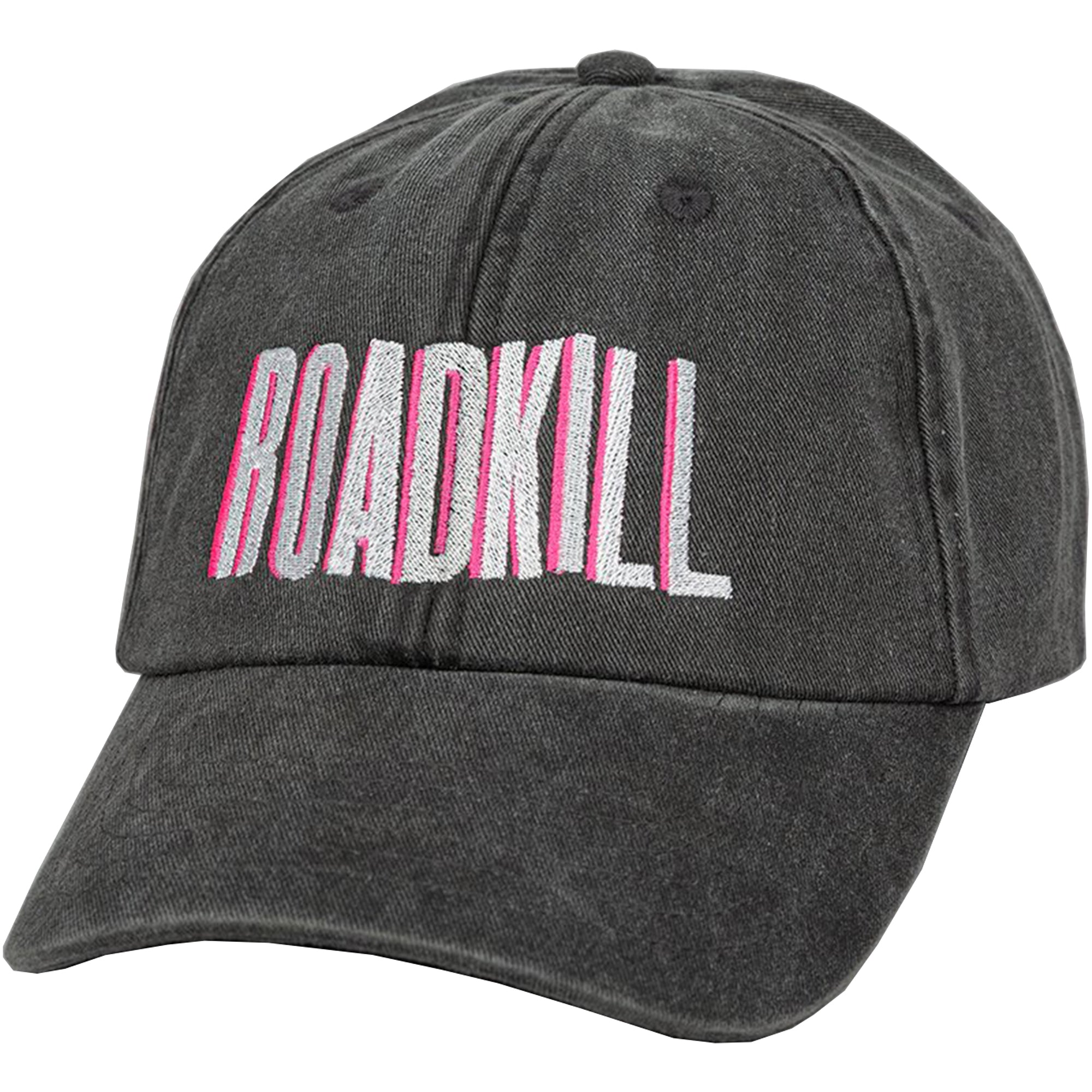 Roadkill Embroidered 5 Panel Cap Vintage Black