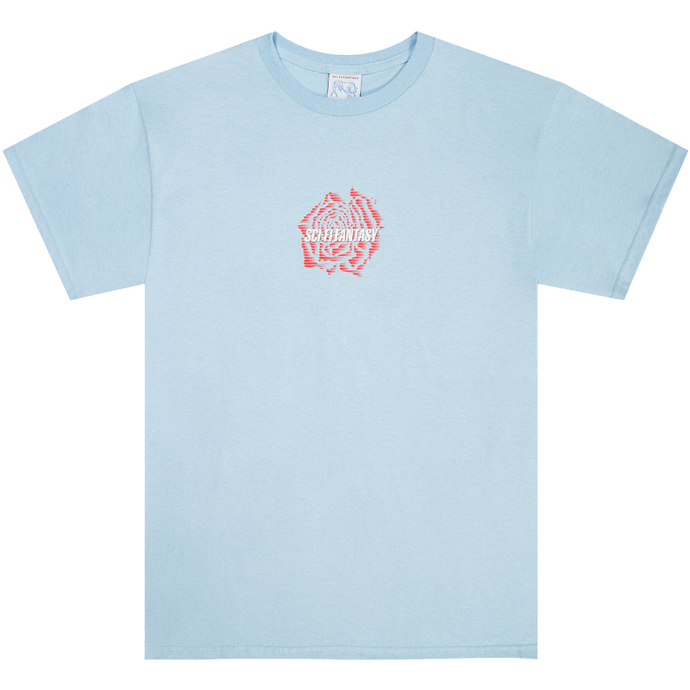 Sci-Fi Fantasy Rose Tee Light Blue