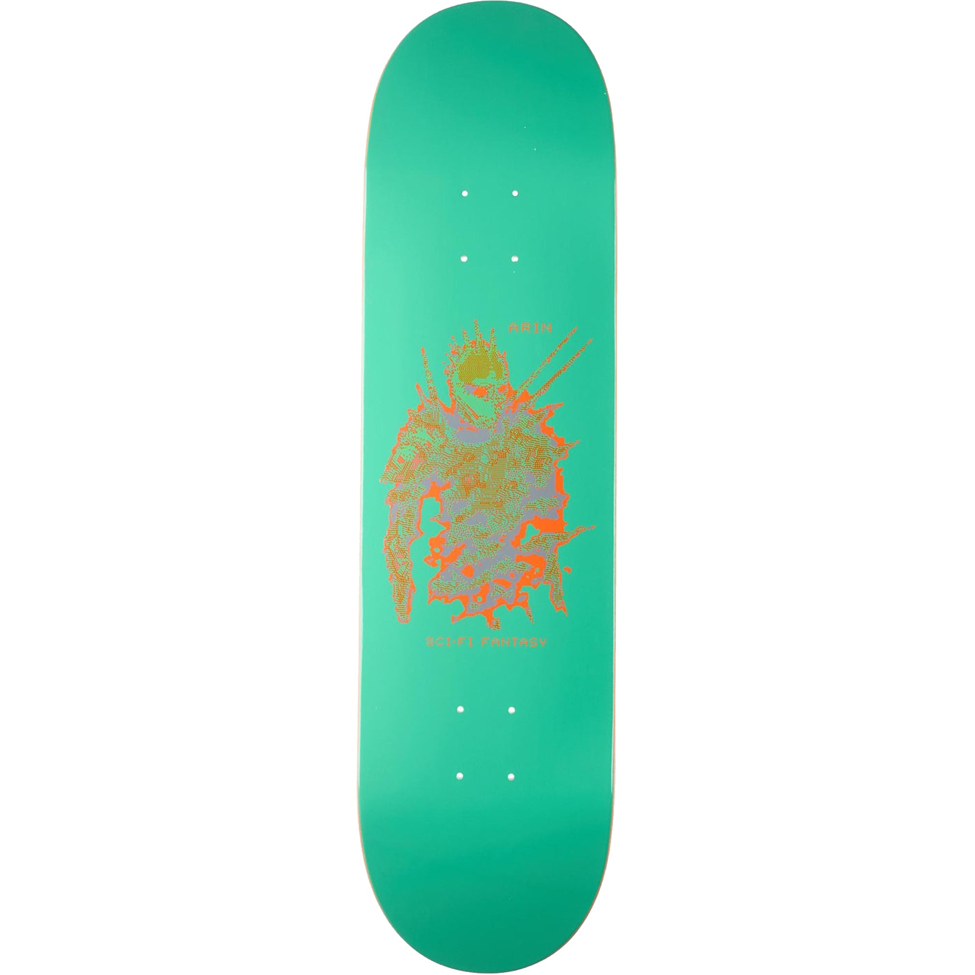 Sci-Fi Fantasy Arin Lester Digital Knight Skateboard Deck 8.25"