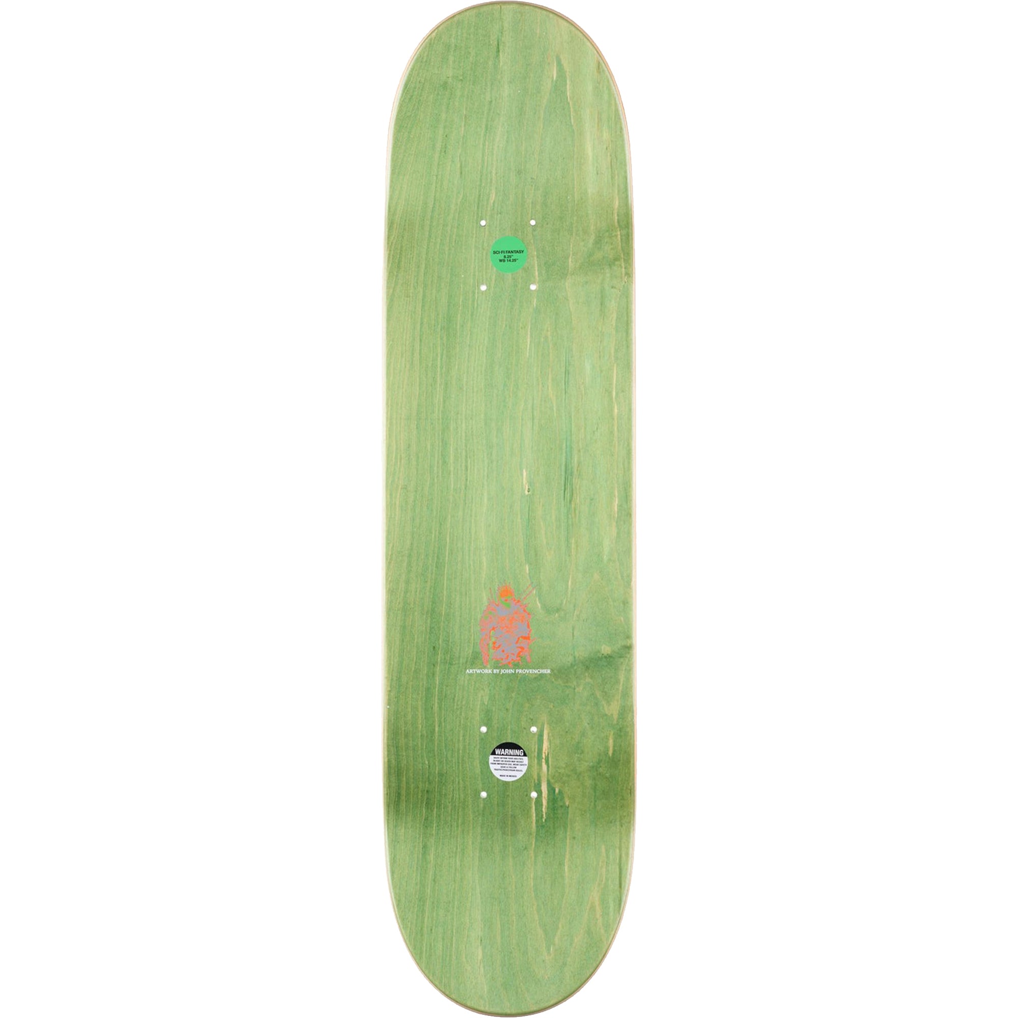 Sci-Fi Fantasy Arin Lester Digital Knight Skateboard Deck 8.25"