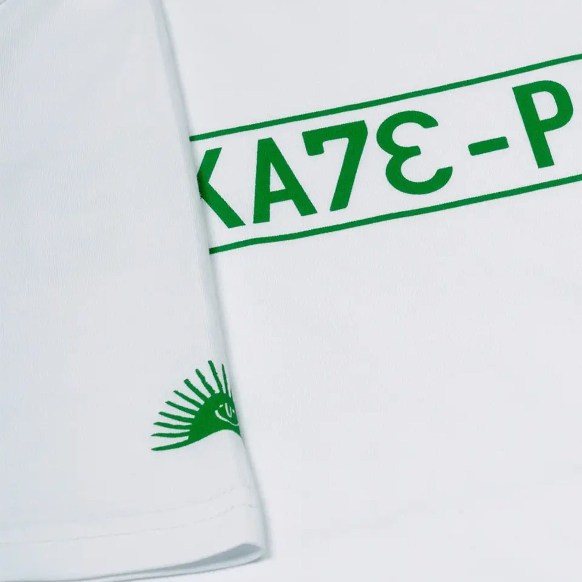SkatePal Licence Plate Tee White