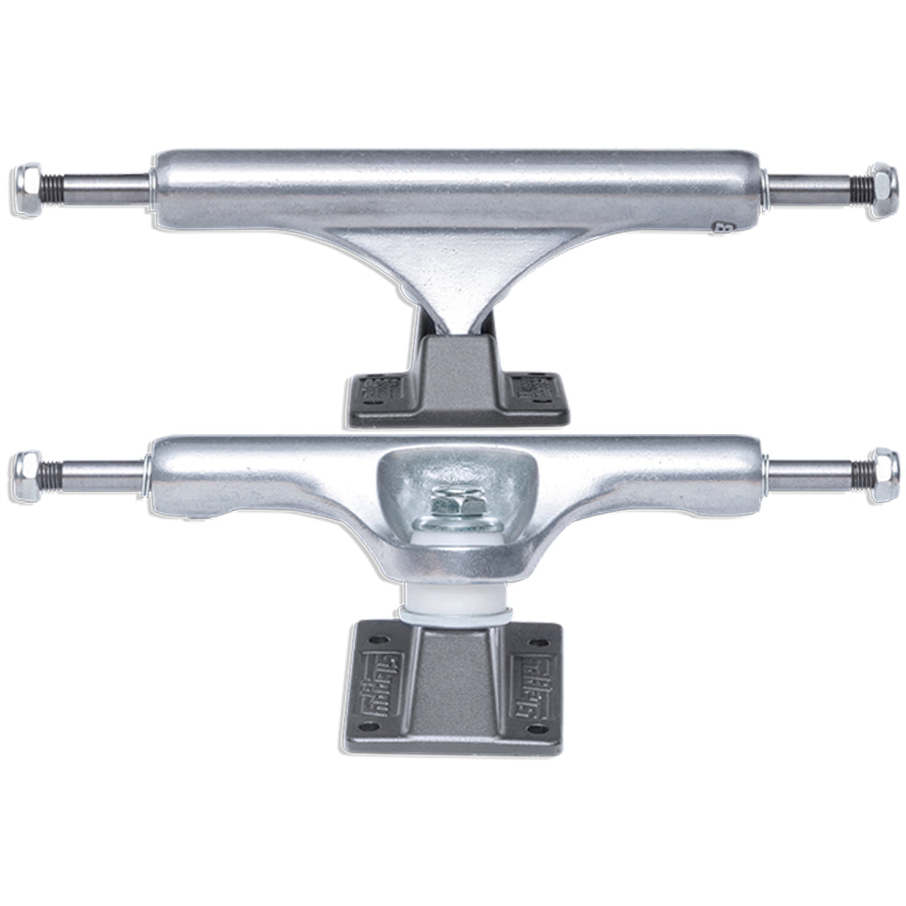 Slappy ST1 Hollow Lights Skateboard Trucks Gun Metal 8.25"