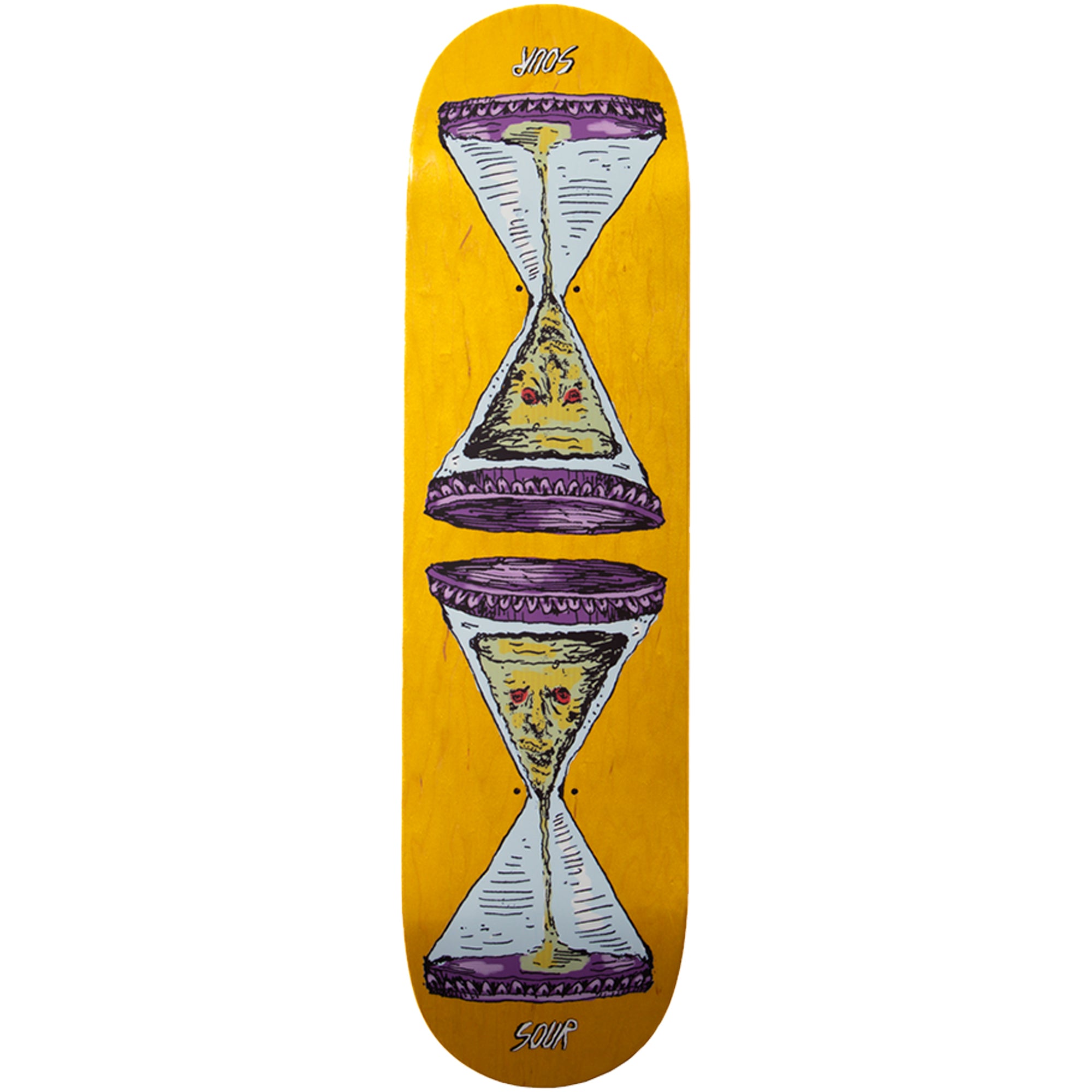 Sour Sourglass Buchi Twin Tail Skateboard Deck 8.25"
