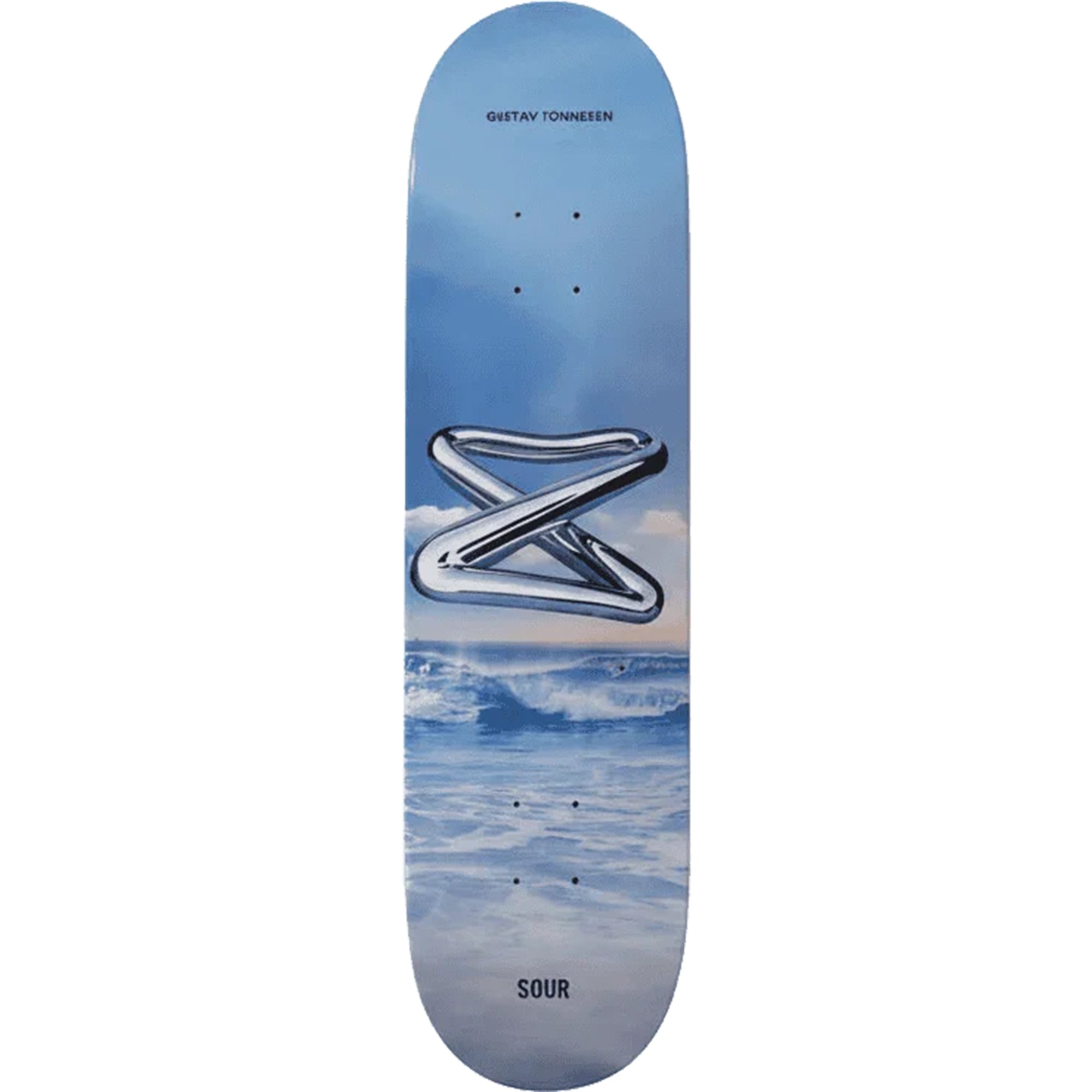 Sour Gustav Tønnesen Tubular Skateboard Deck 8.25"