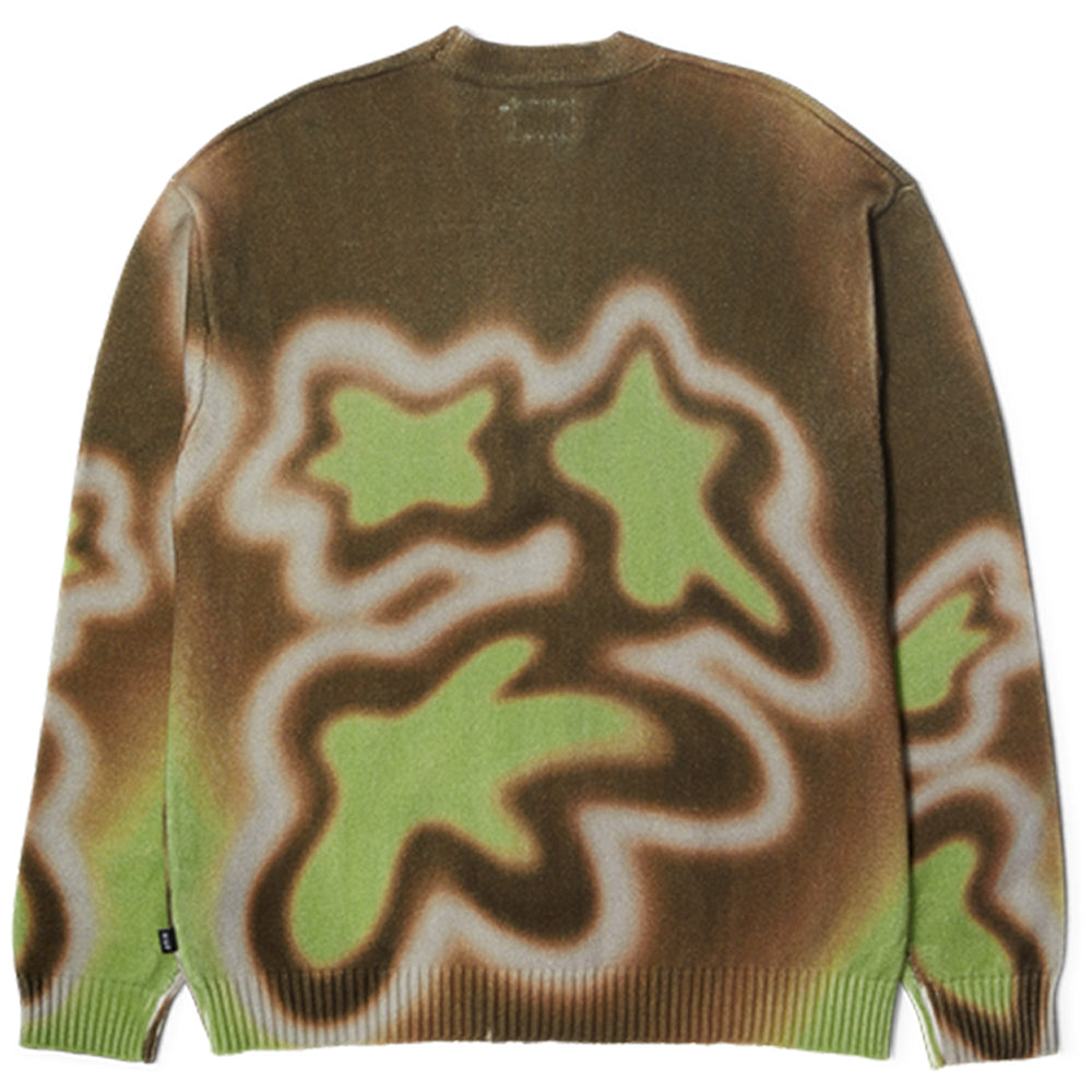 HUF Space Dust Cardigan Mud