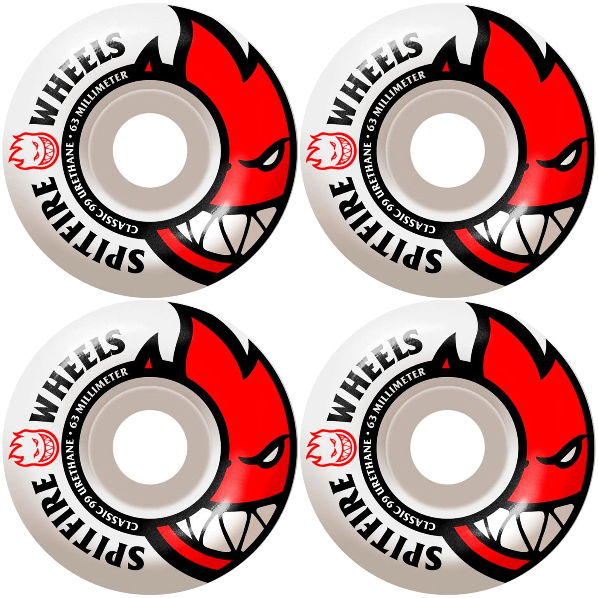 Spitfire Classic Bighead 99du Skateboard Wheels 63mm