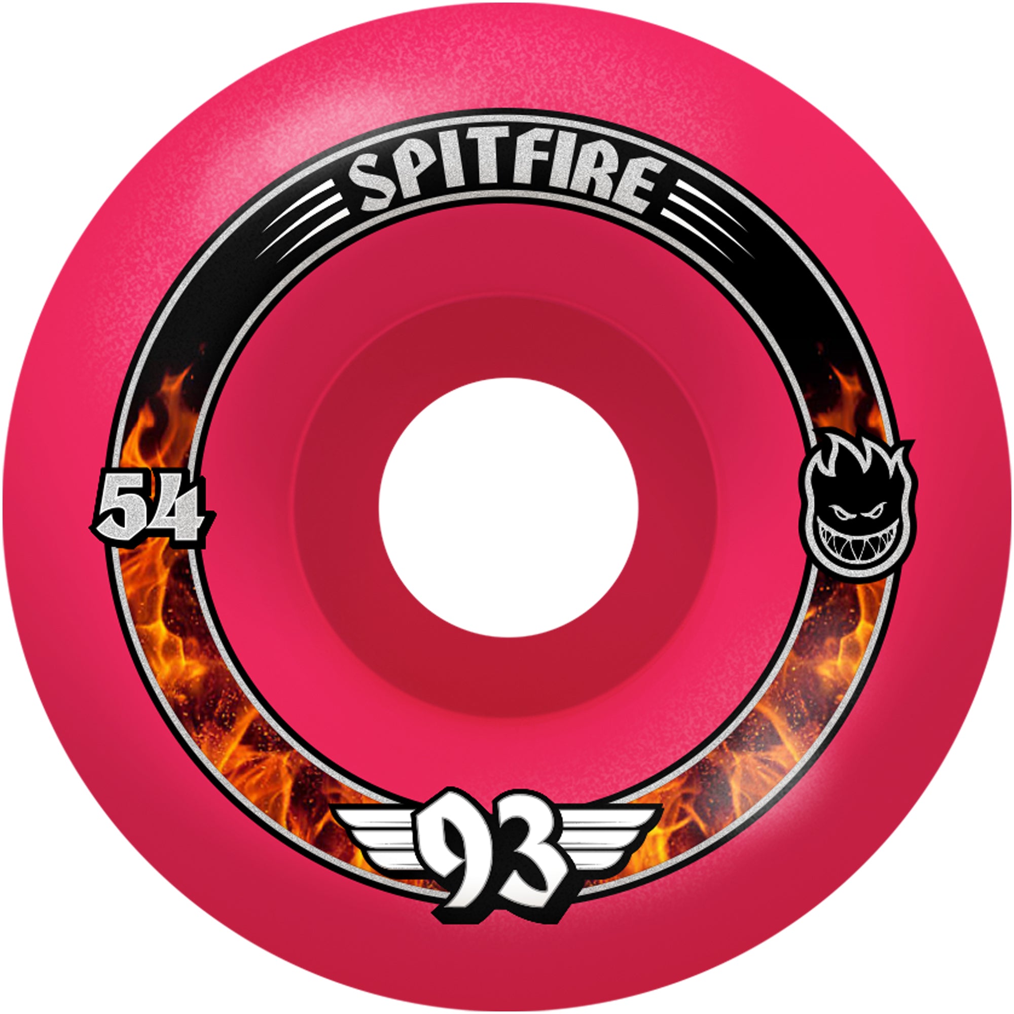 Spitfire F4 93 Radial Pink Skateboard Wheels 54mm