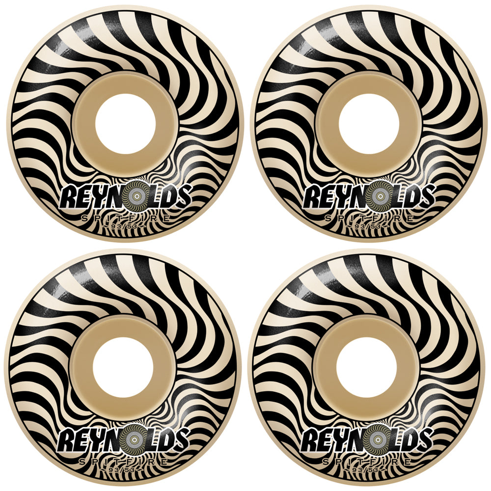 Spitfire Formula Four Andrew Reynolds Soft Sliders Classic 93du Wheels 53mm