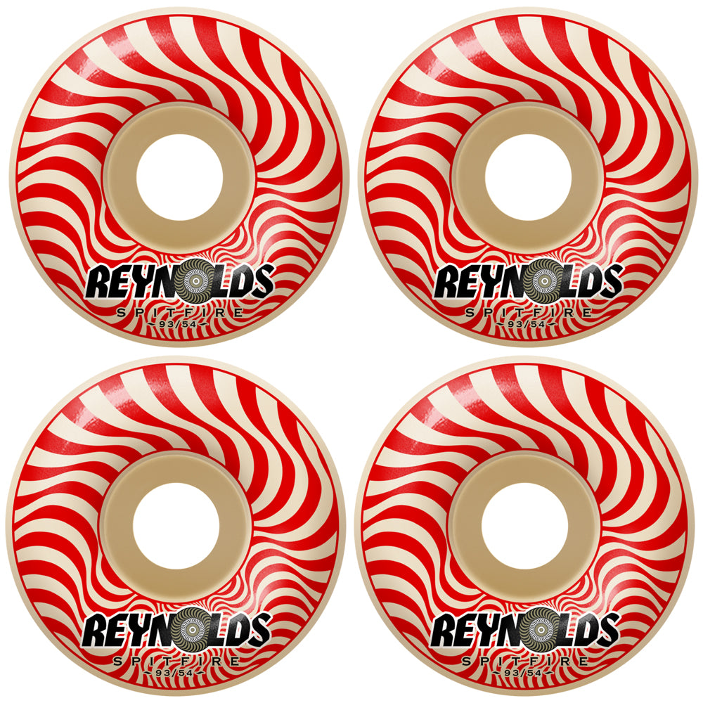 Spitfire Andrew Reynolds Soft Sliders Formula Four Classic 93du Skateboard Wheels 54mm