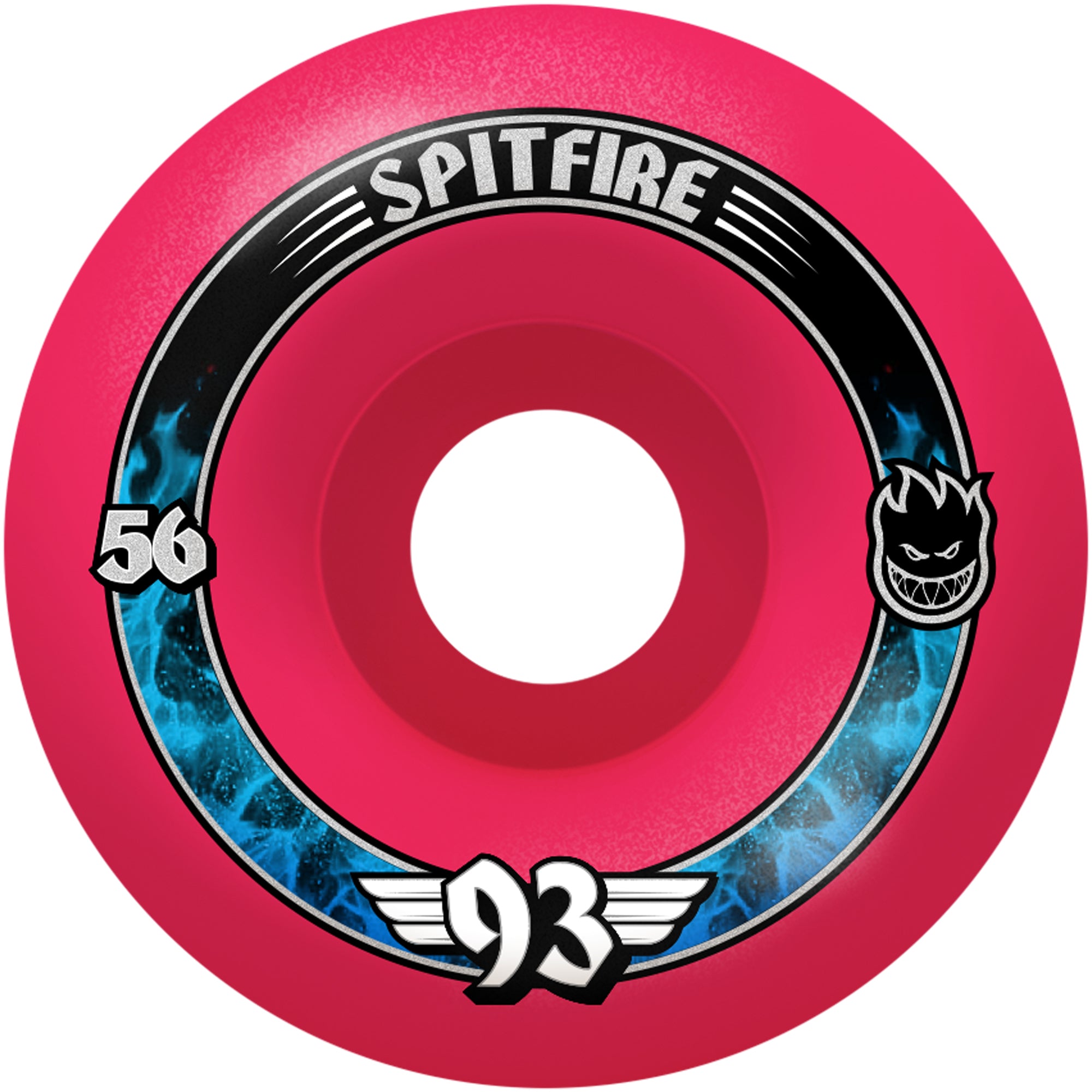 Spitfire F4 93 Radial Pink Skateboard Wheels 56mm