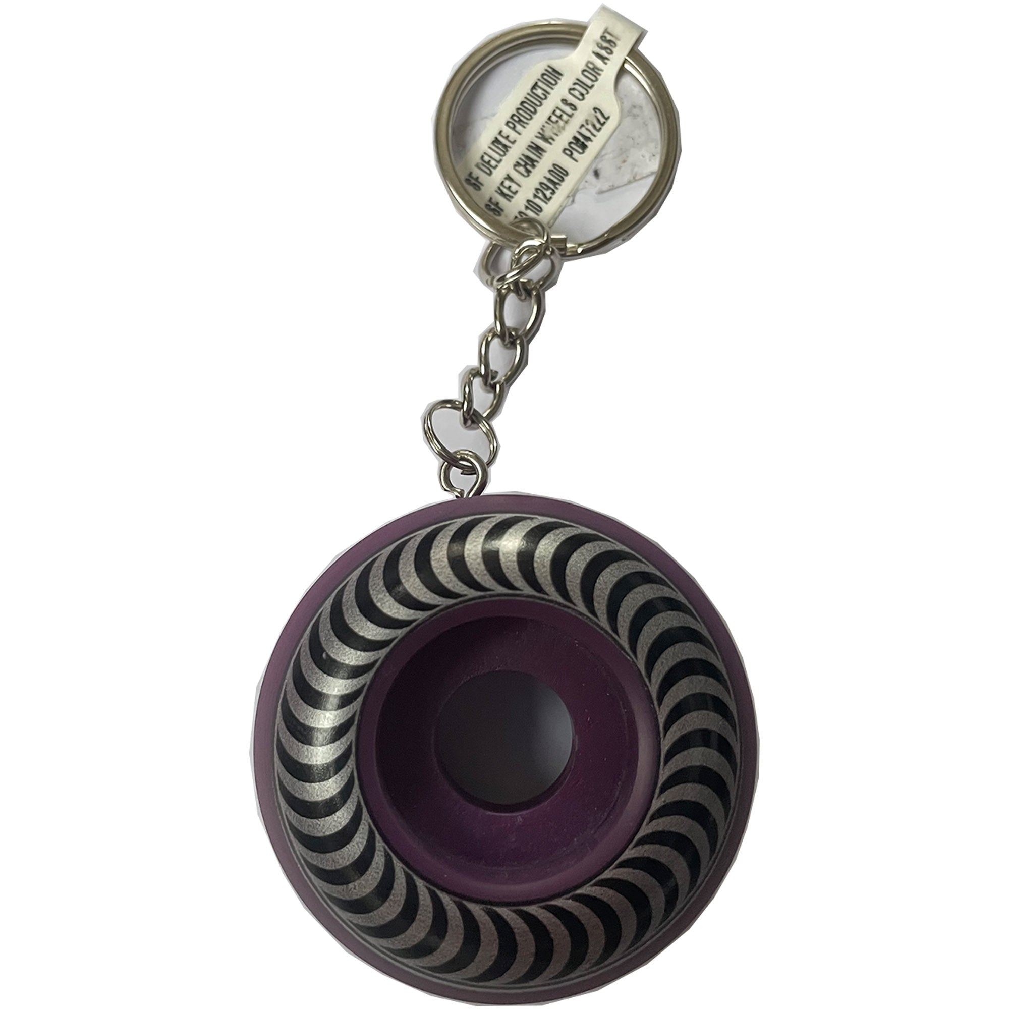 Spitfire Classic 42mm Skateboard Wheel Key Chain Purple
