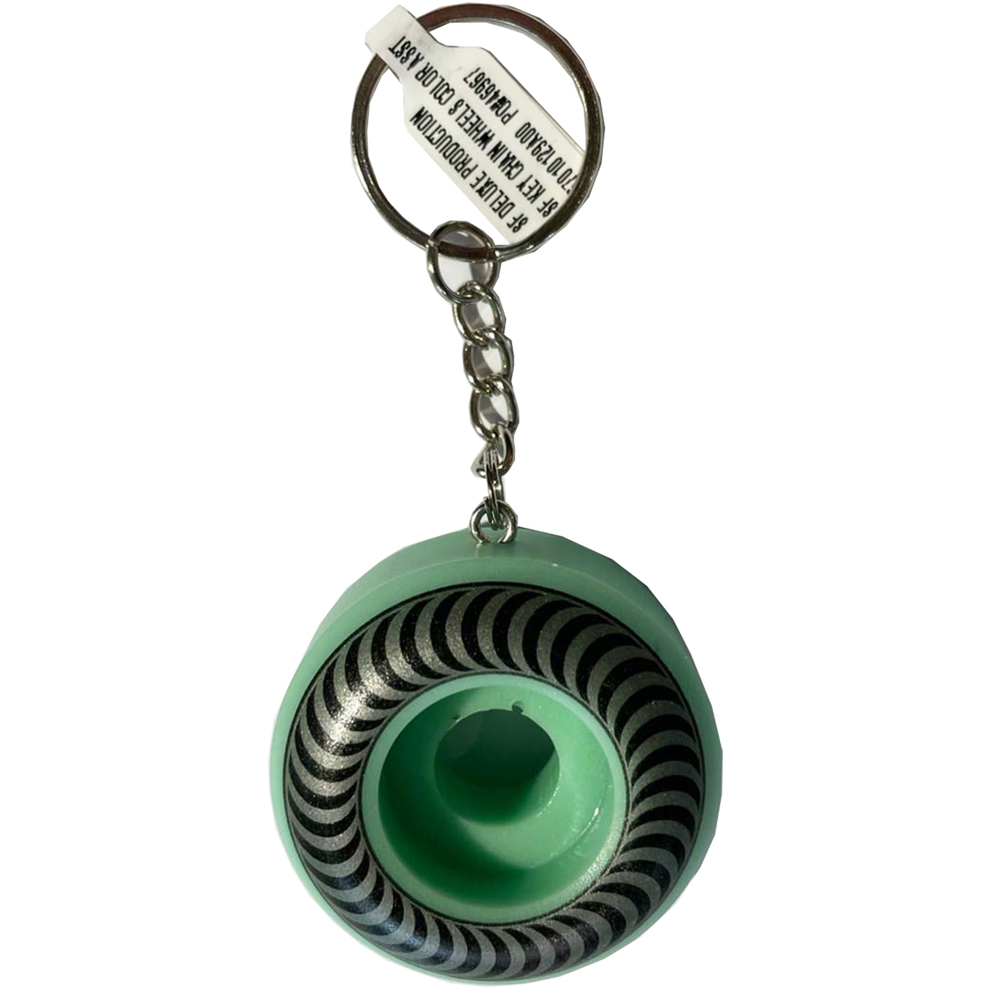 Spitfire Classic 42mm Skateboard Wheel Key Chain Teal Blue
