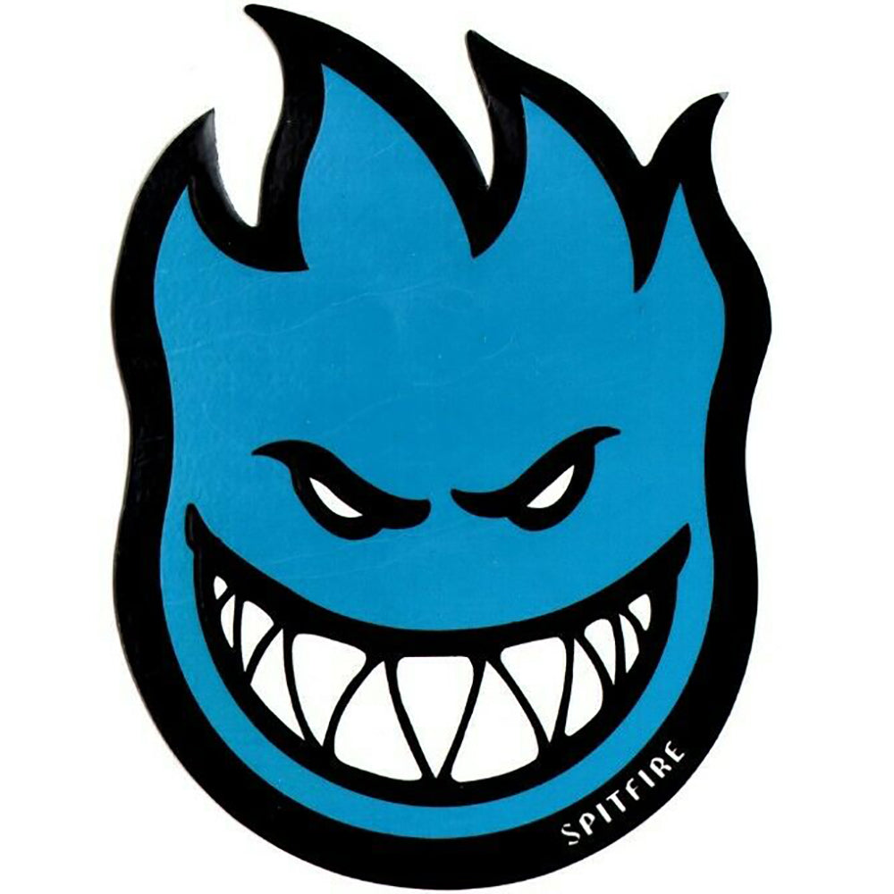 Spitfire Bighead Sticker Large Blue