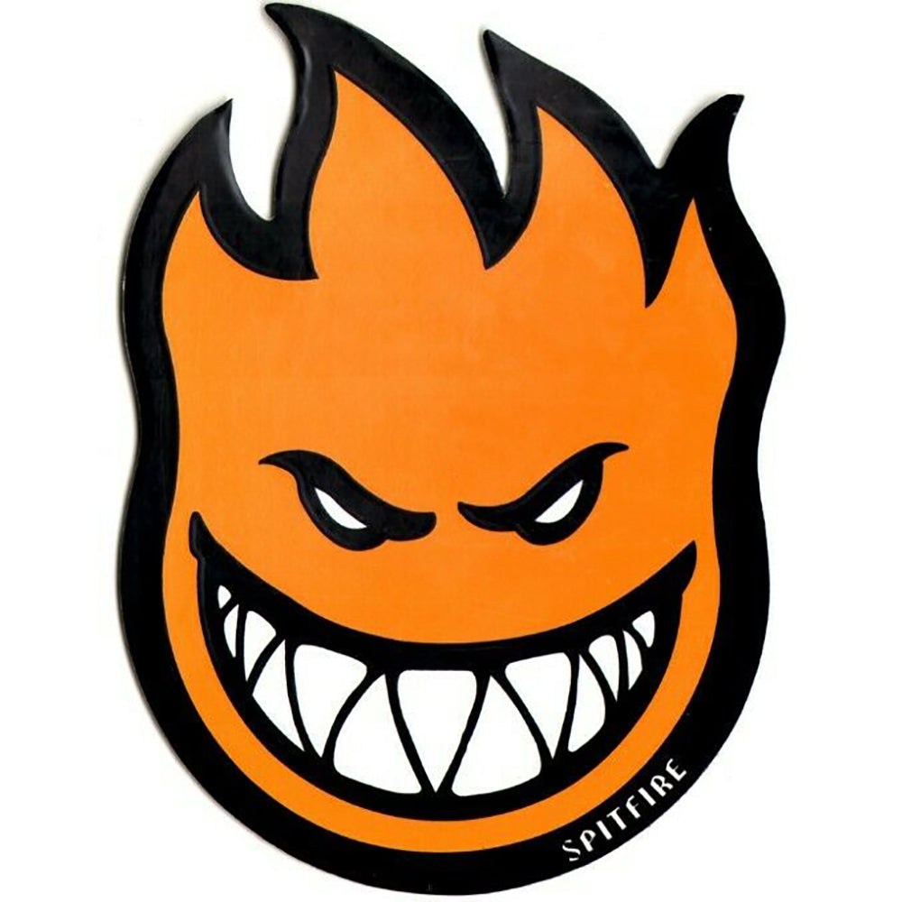 Spitfire Bighead Sticker Large Orange