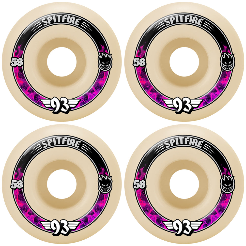 Spitfire Formula Four Soft Sliders Radials 93du Wheels 58mm