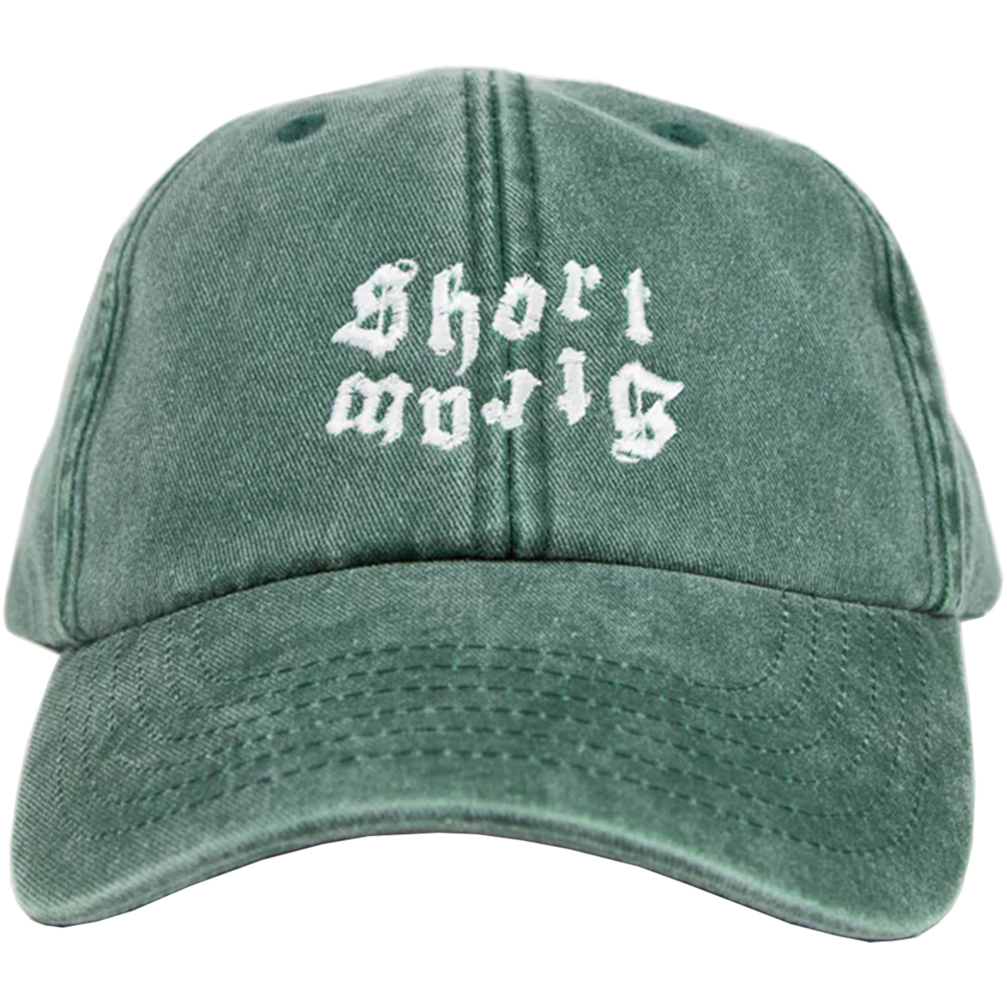 Short Straw Bat Cap Washed Green/White