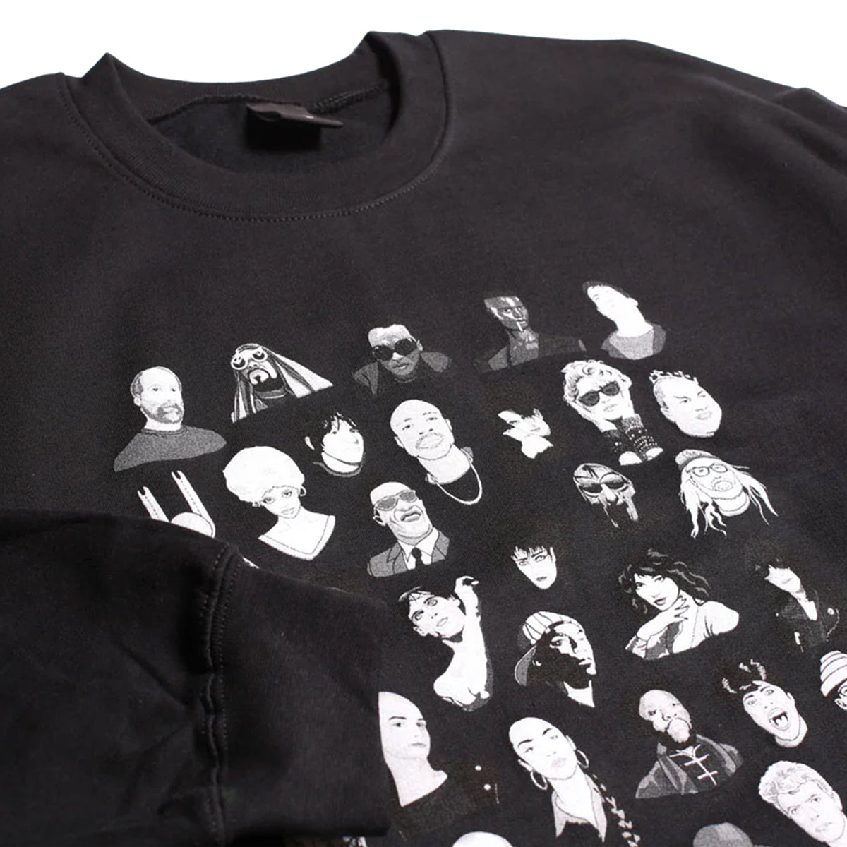 Theories Mixtape Crewneck Sweatshirt Black