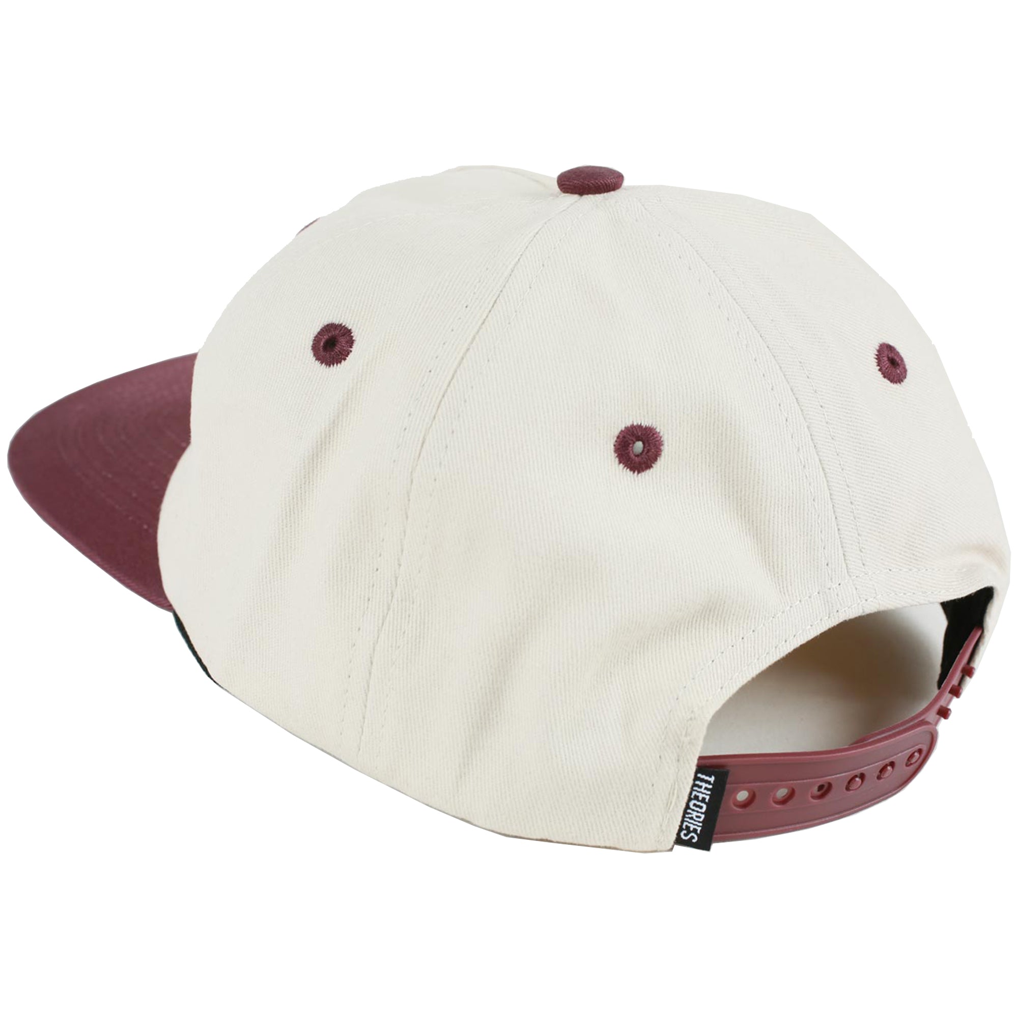 Theories Conscious Kitty Snapback Hat Wine/Stone