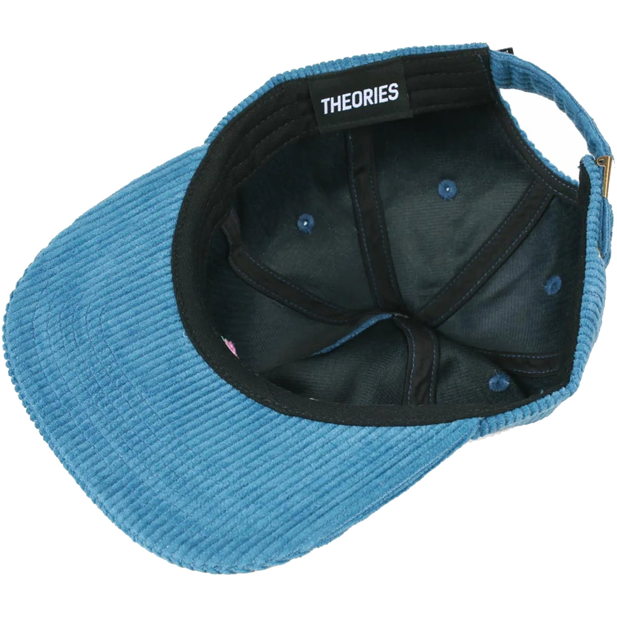 Theories Loch Ness Corduroy Strapback Hat Steel Blue