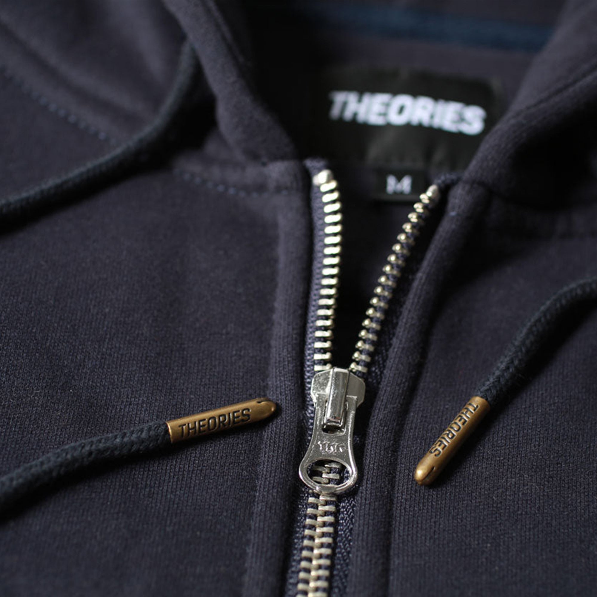 Theories Scribble Hoodie Navy