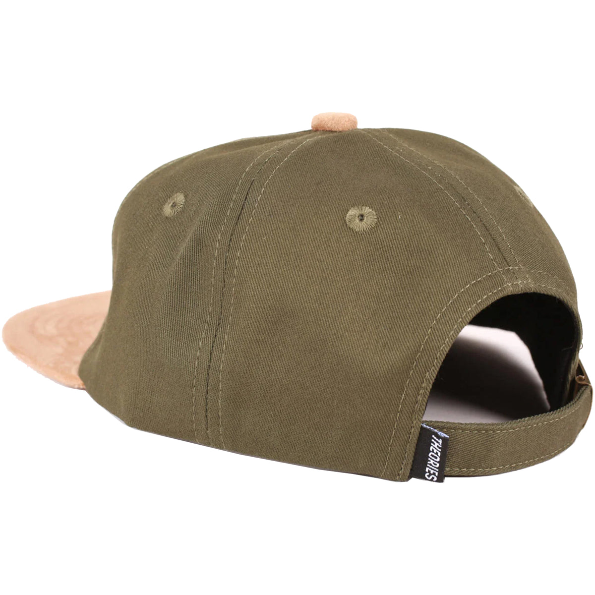 Theories Hand of Theories Strapback Washed Green/Cedar Suede