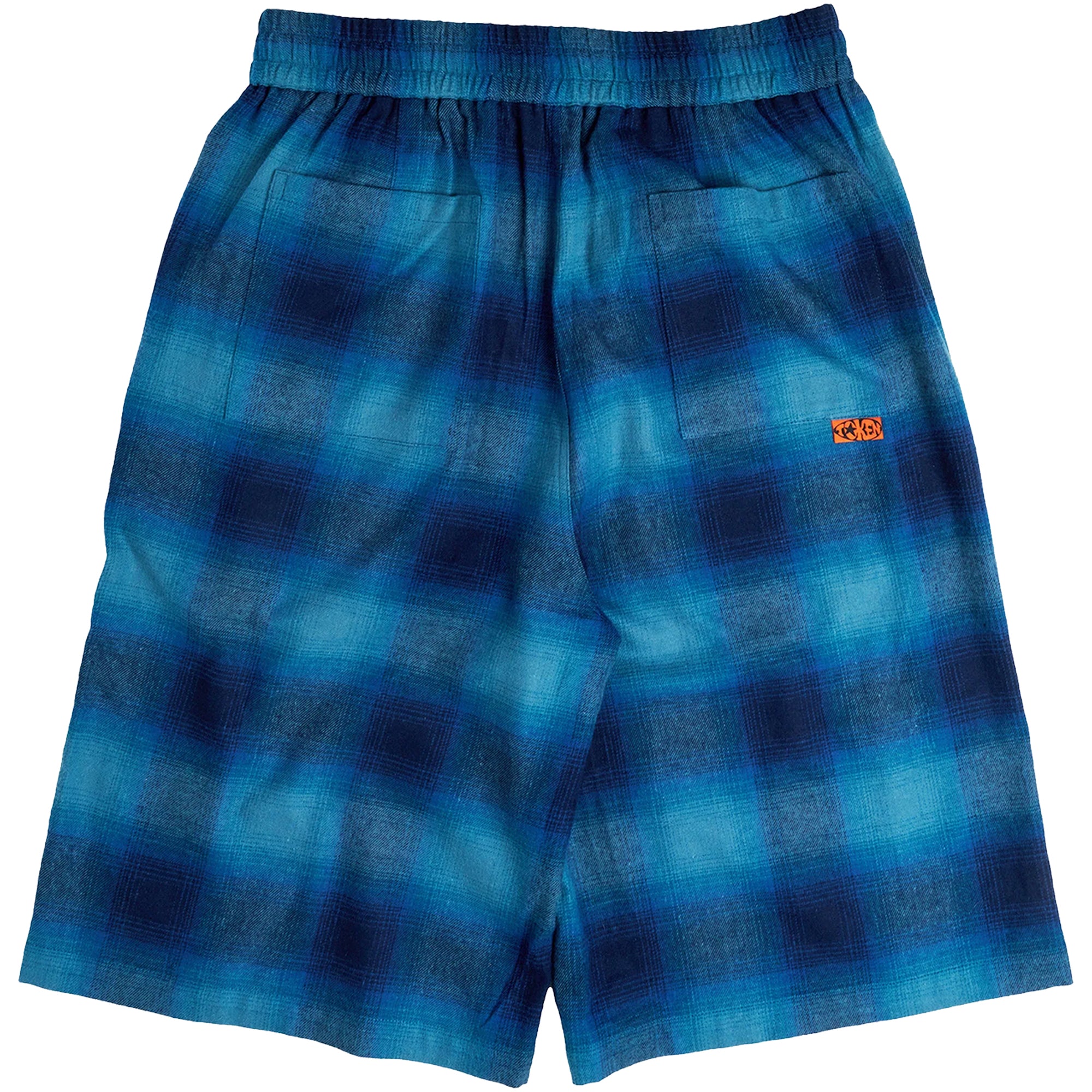 Token NYC VHS Shorts Teal Plaid