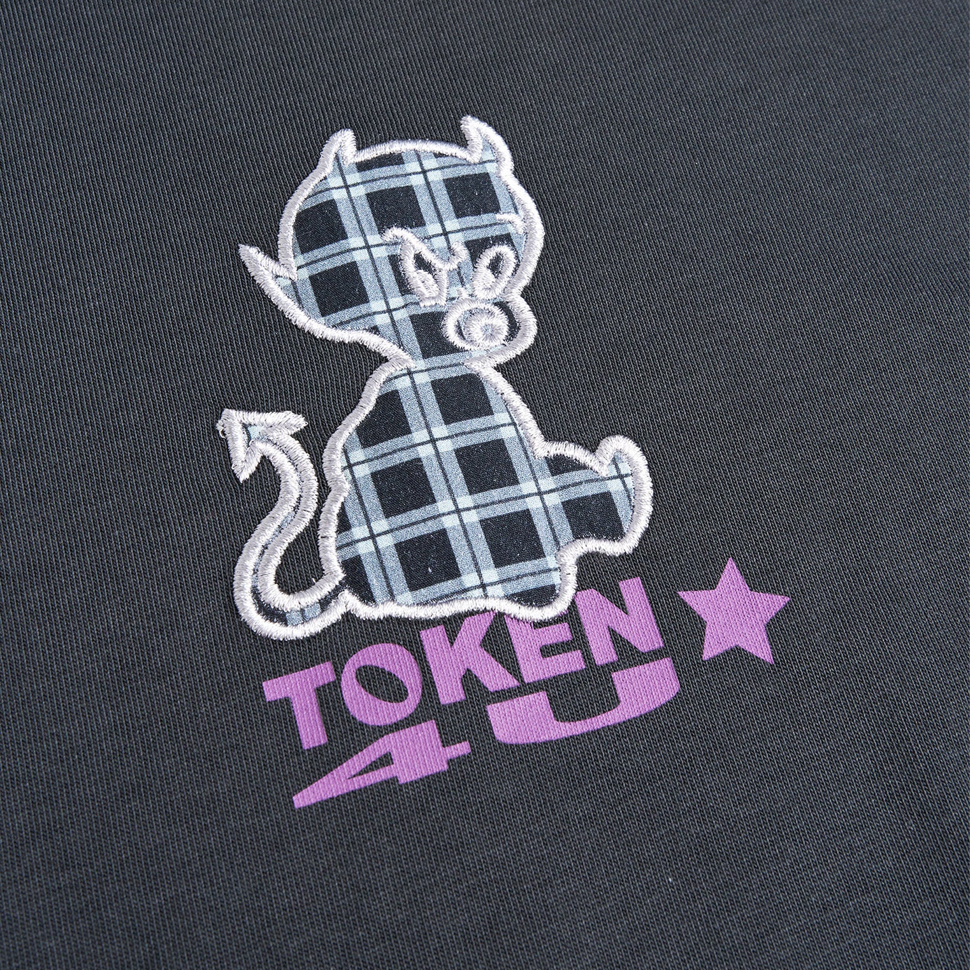 Token NYC Plaid Baby Devil Tee Black