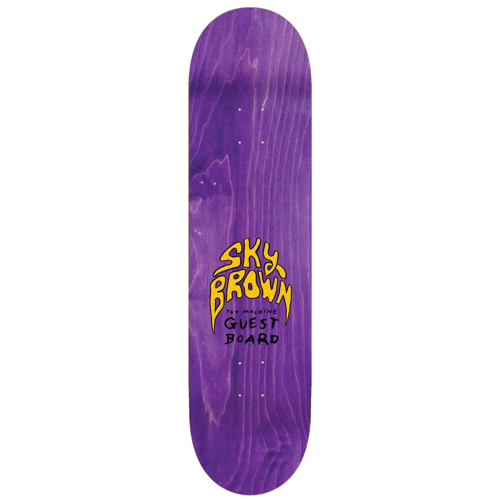 Toy Machine Sky Brown Guest Skateboard Deck 8.25"