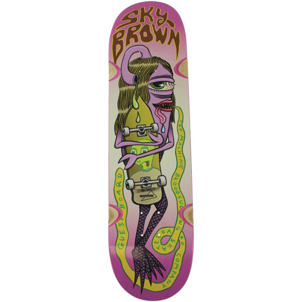 Toy Machine Sky Brown Guest Skateboard Deck 8.25"