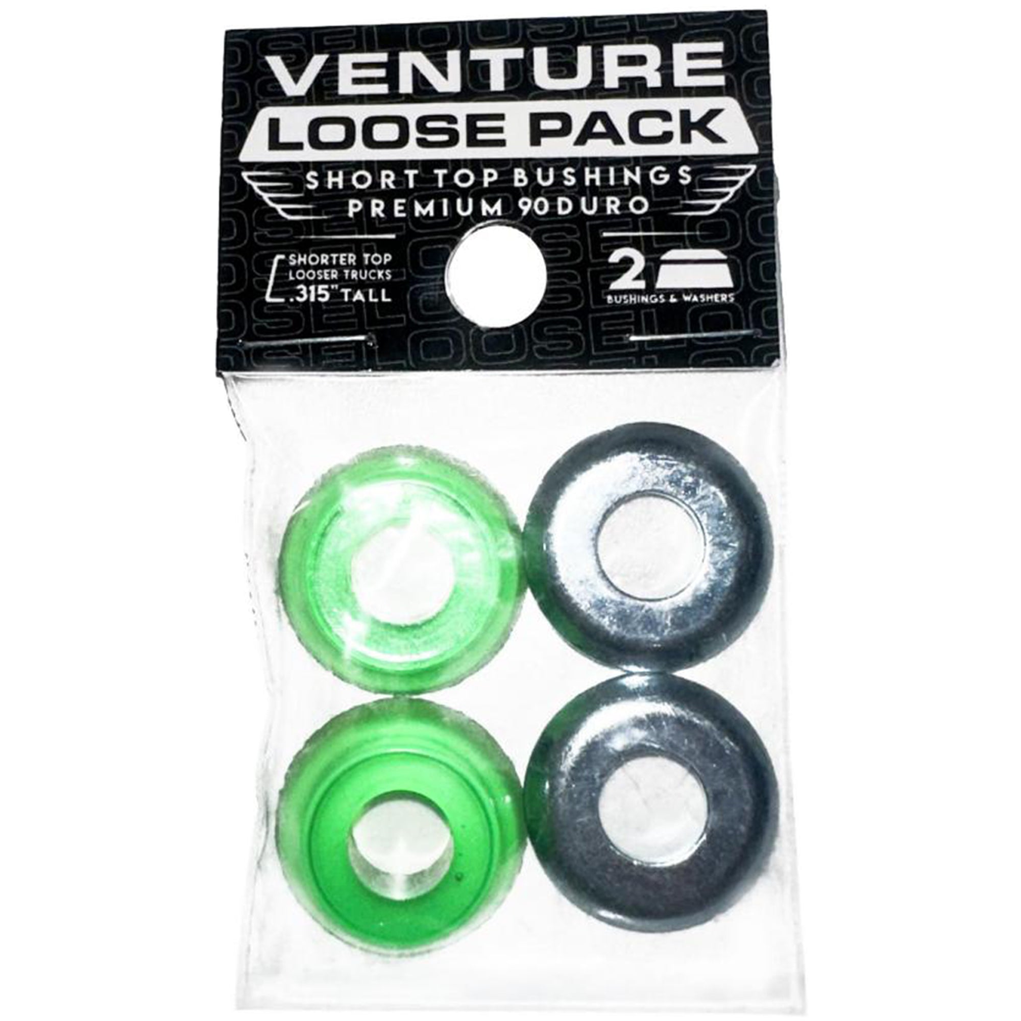 Venture Loose Pack Short Top Bushings Green