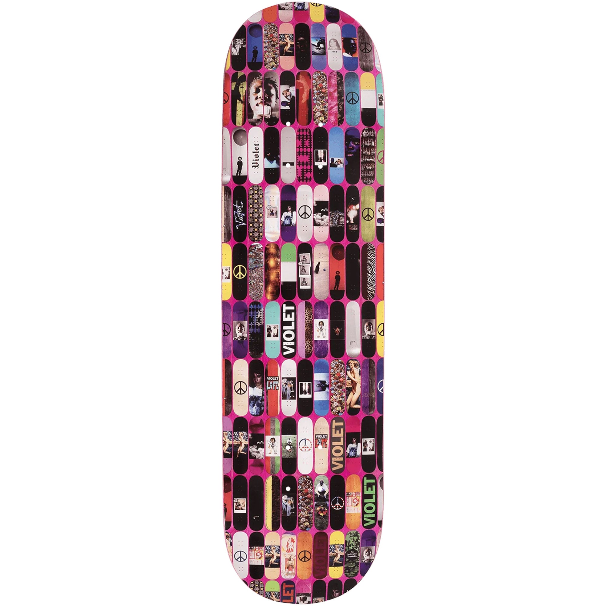 Violet All Of Our Boards Skateboard Deck 8.25"