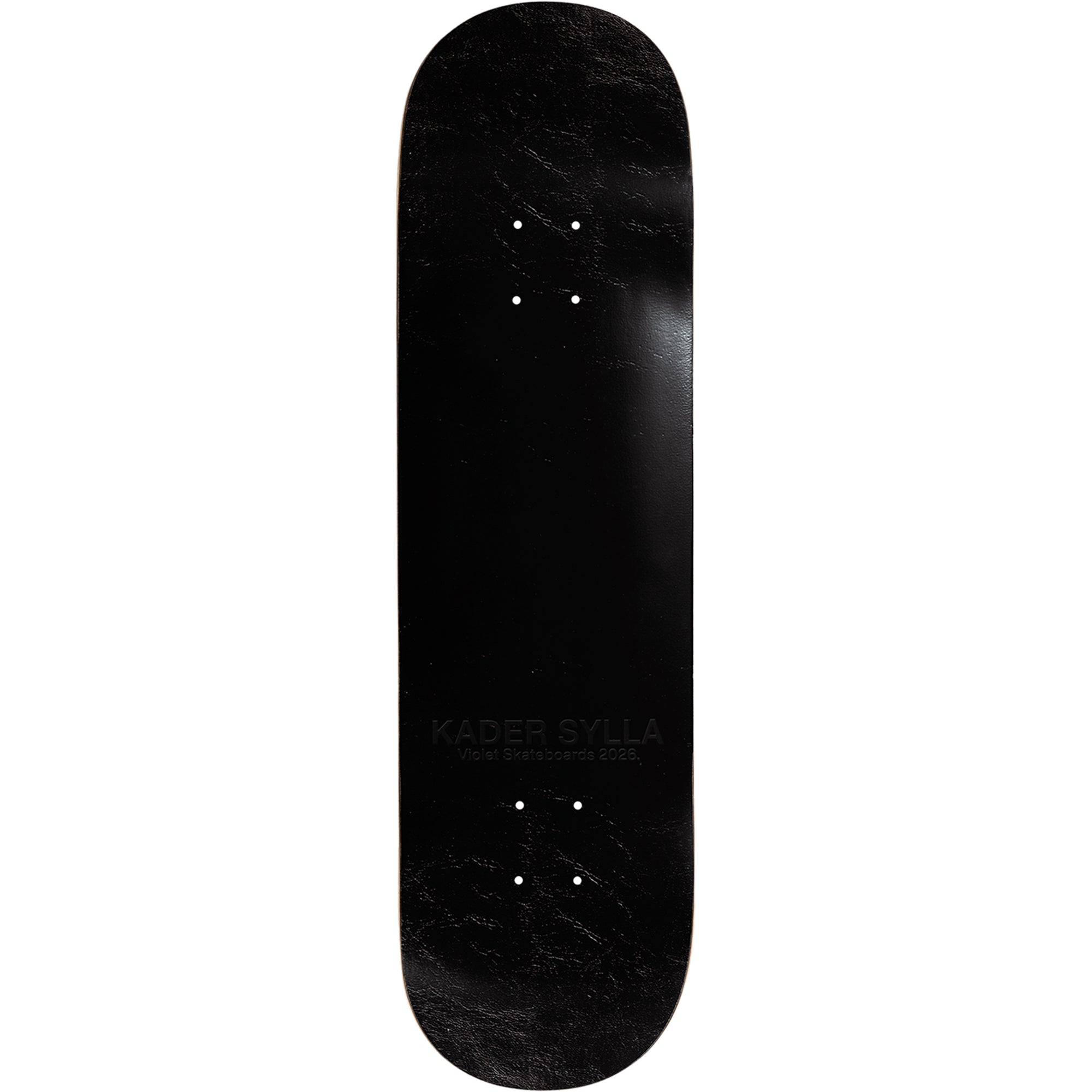 Violet Kader Sylla Leather Pattern Skateboard Deck 8.25"