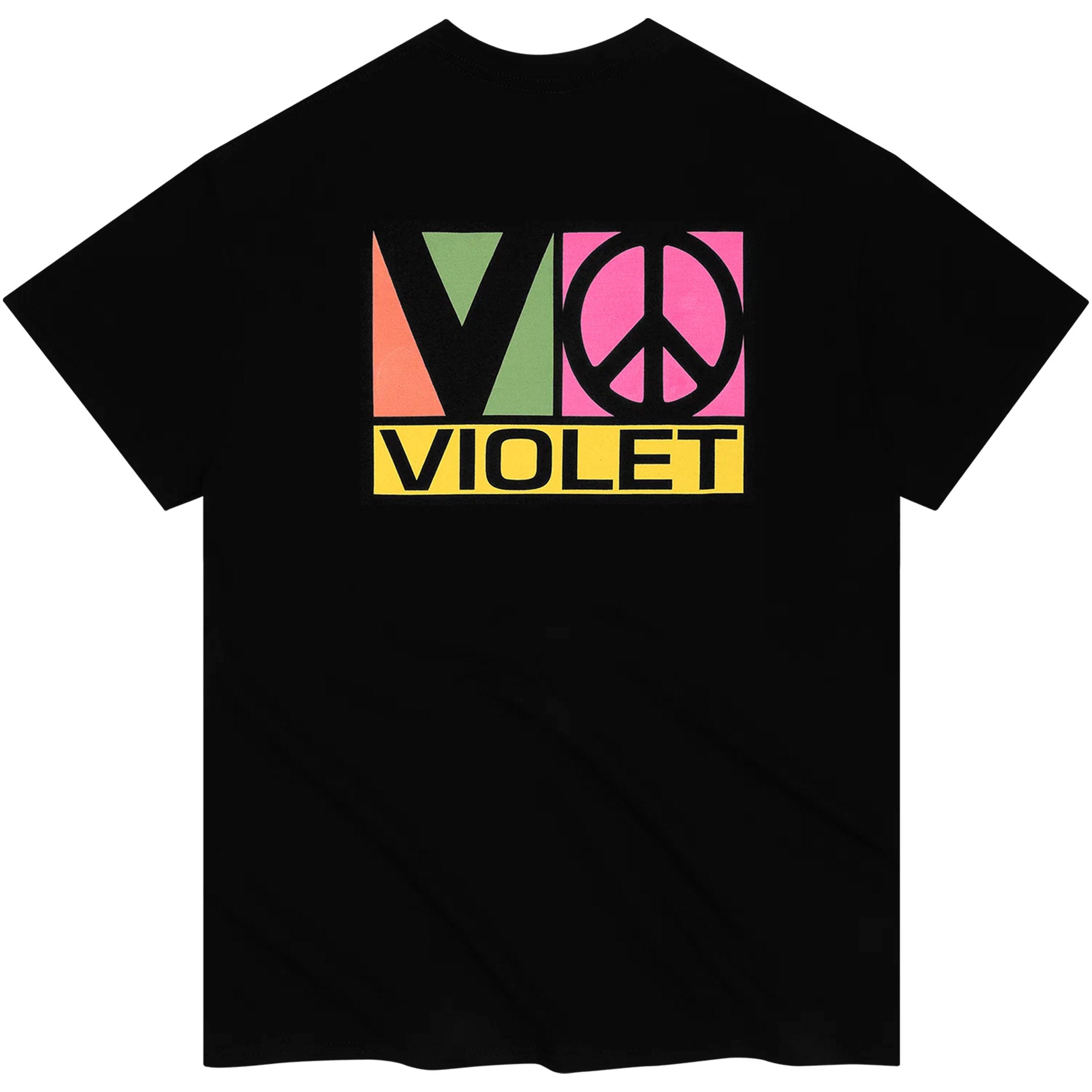 Violet Block Team Tee Black