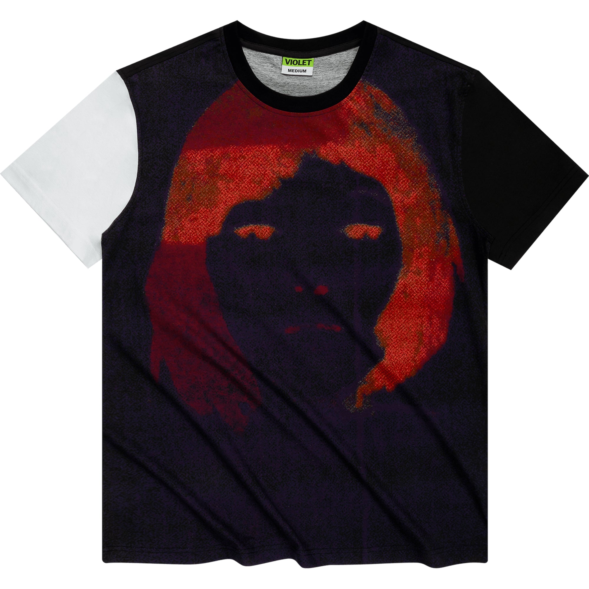 Violet Dead Ringer Tee Black