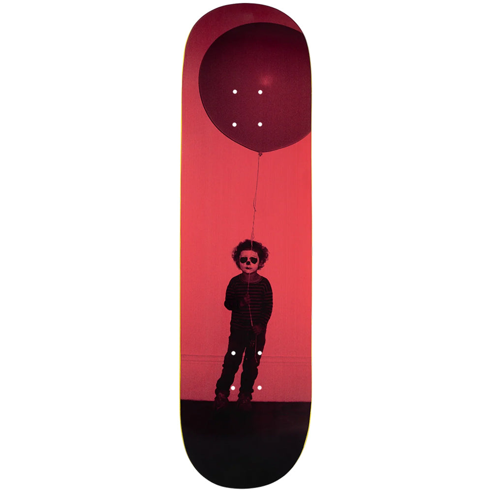 Violet Balloon Kid Skateboard Deck 8" Red