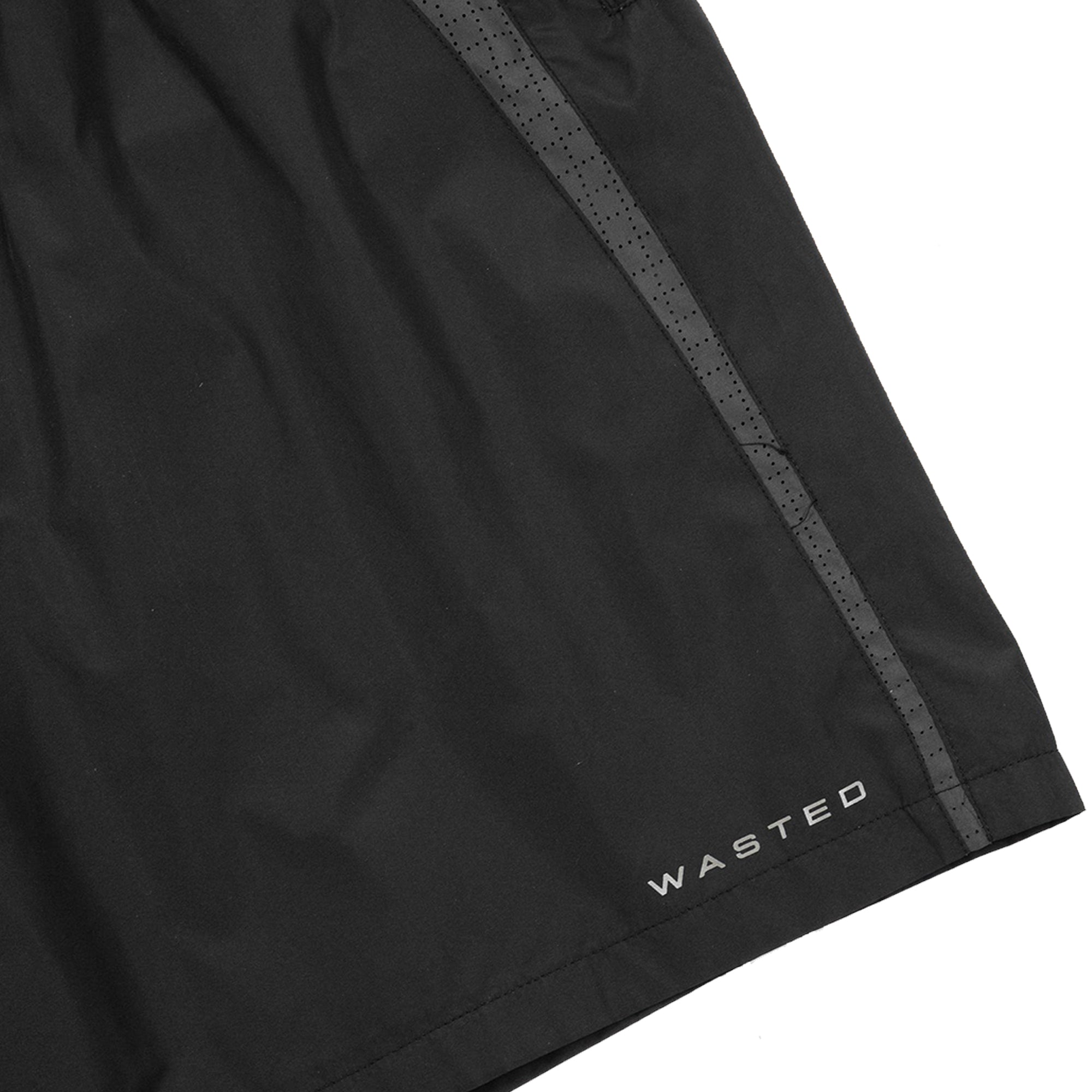 Wasted Paris Sharp Track Shorts Black
