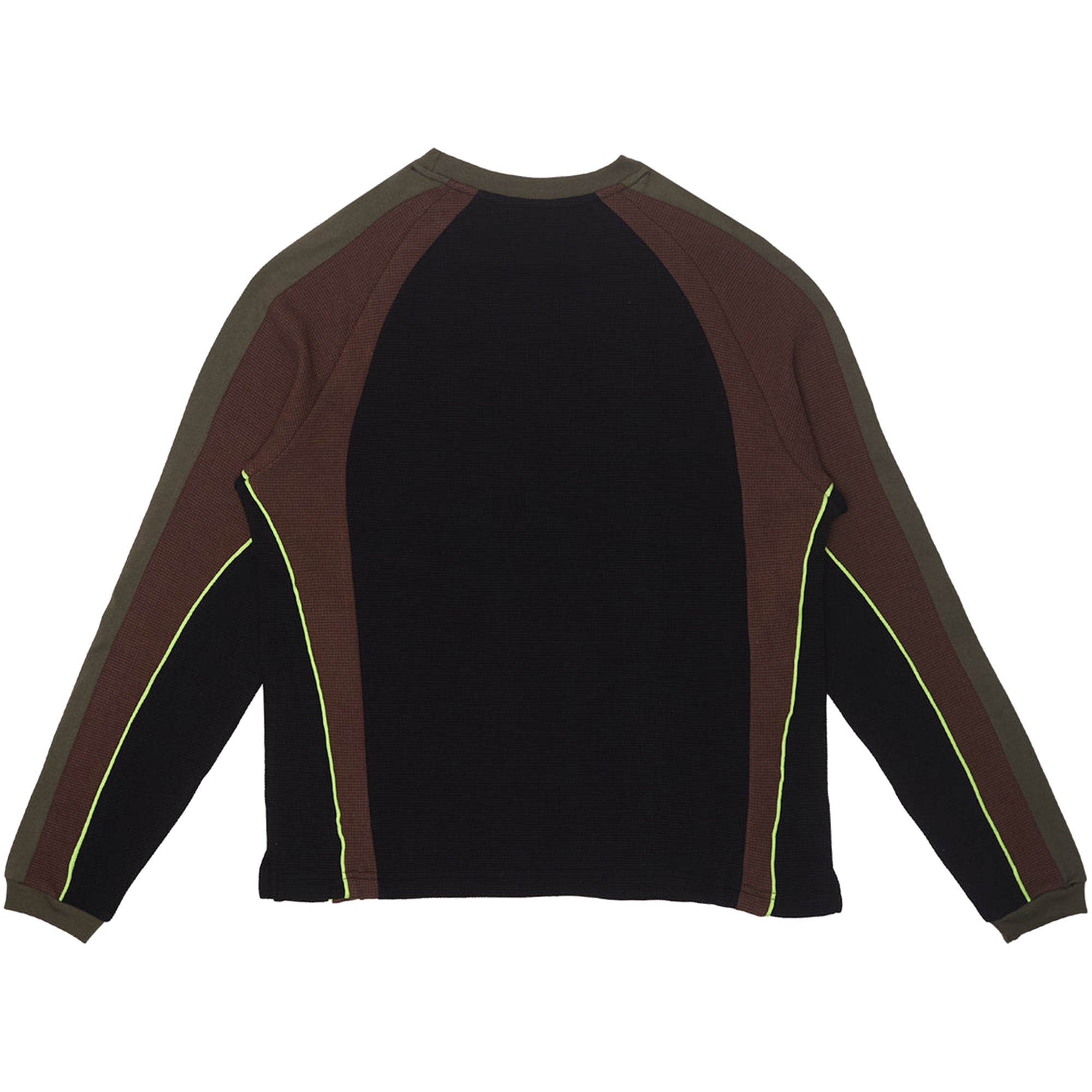 WKND Panel Long Sleeve Thermal Black/Brown