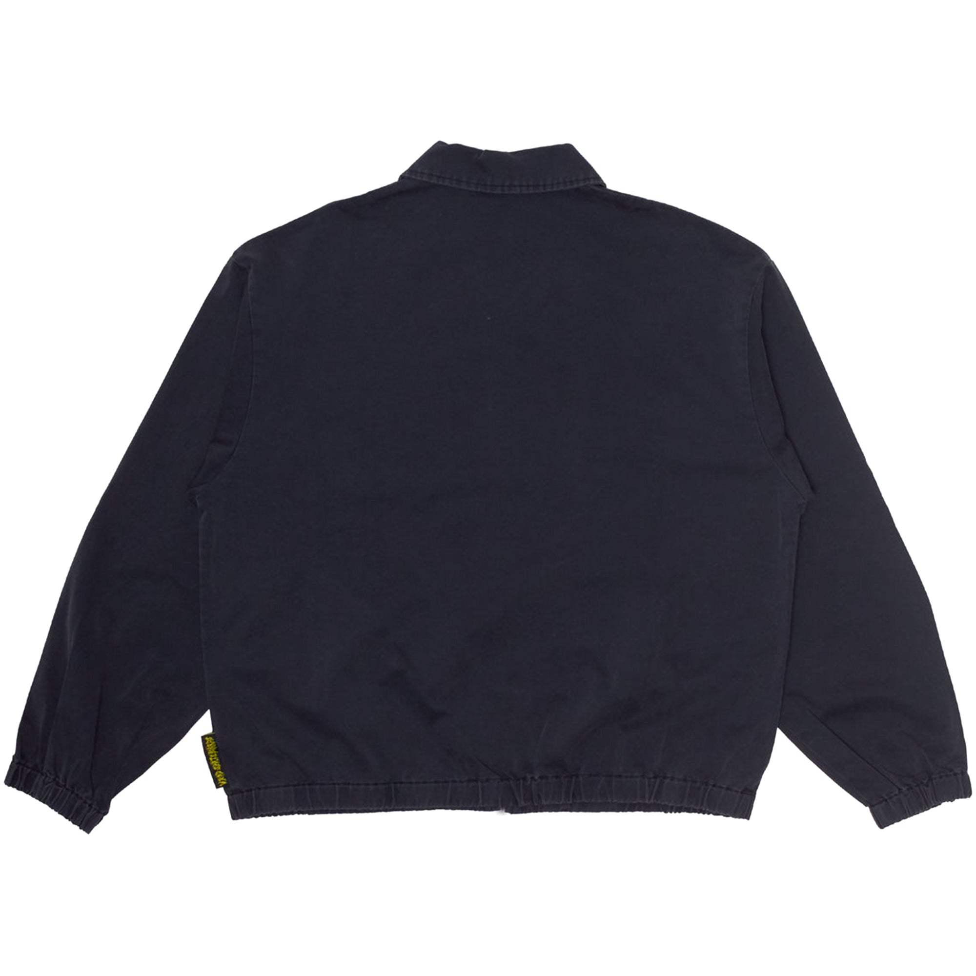 WKND Stone Washed Twill Zip Jacket Navy Stone Wash