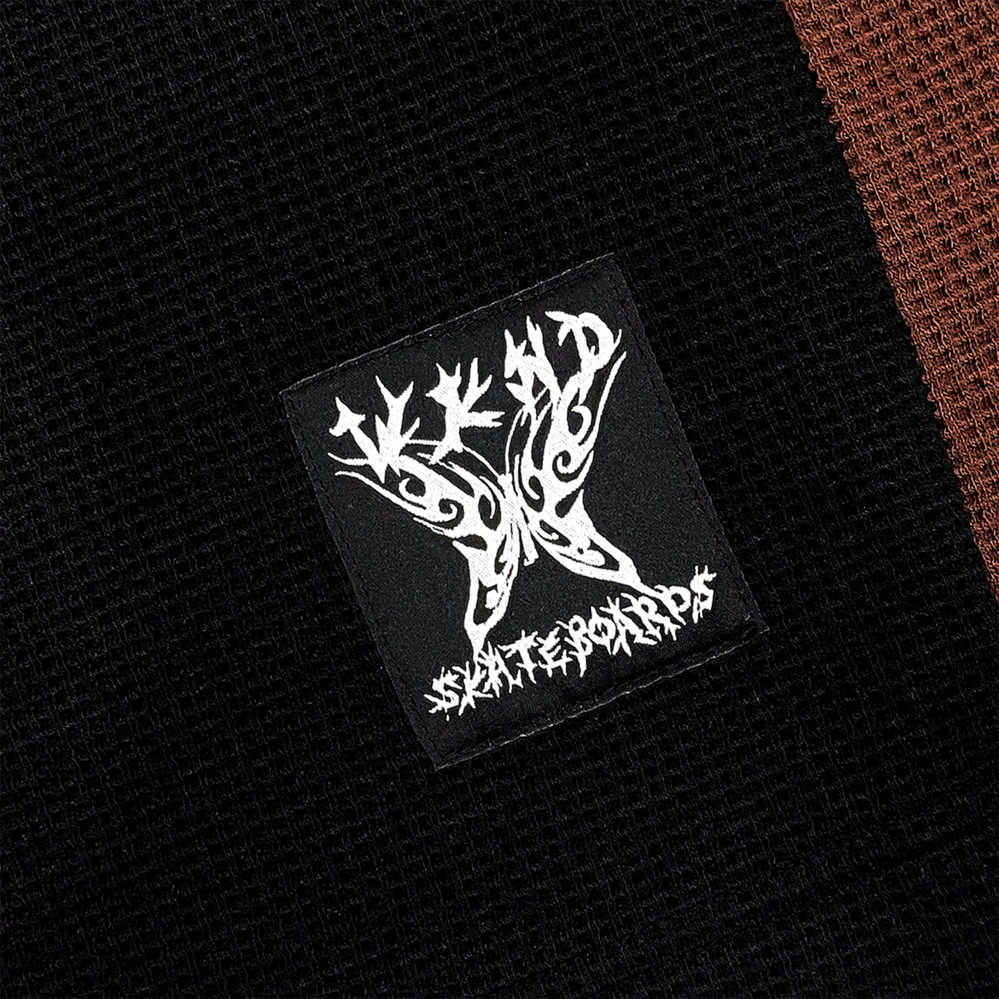 WKND Panel Long Sleeve Thermal Black/Brown