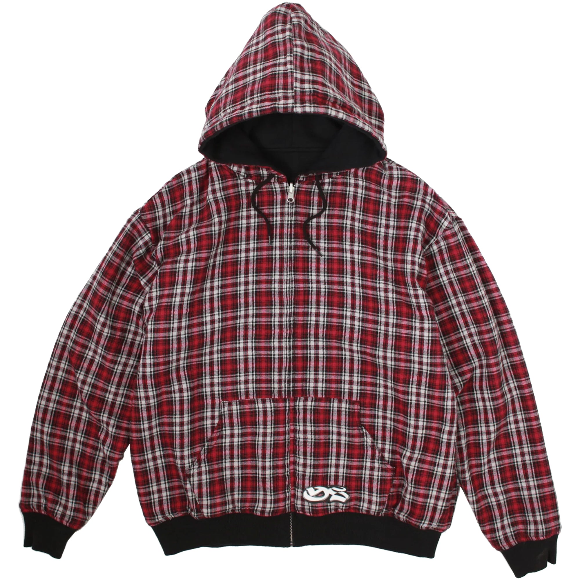 Yardsale Reversible Flannel Hood Red/Black