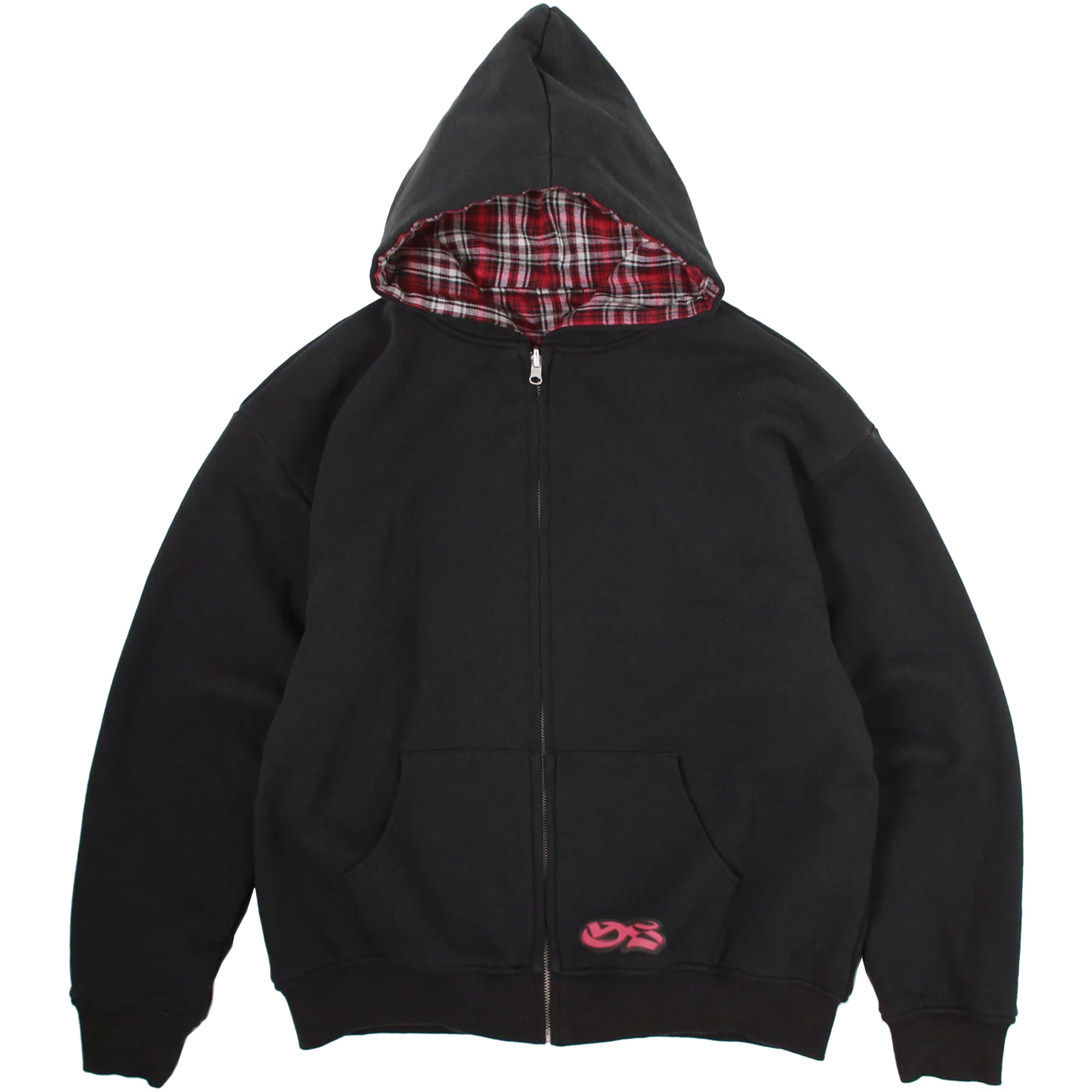 Yardsale Reversible Flannel Hood Red/Black