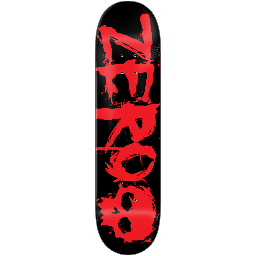 Zero Blood Black Dipped Skateboard Deck 8.25"