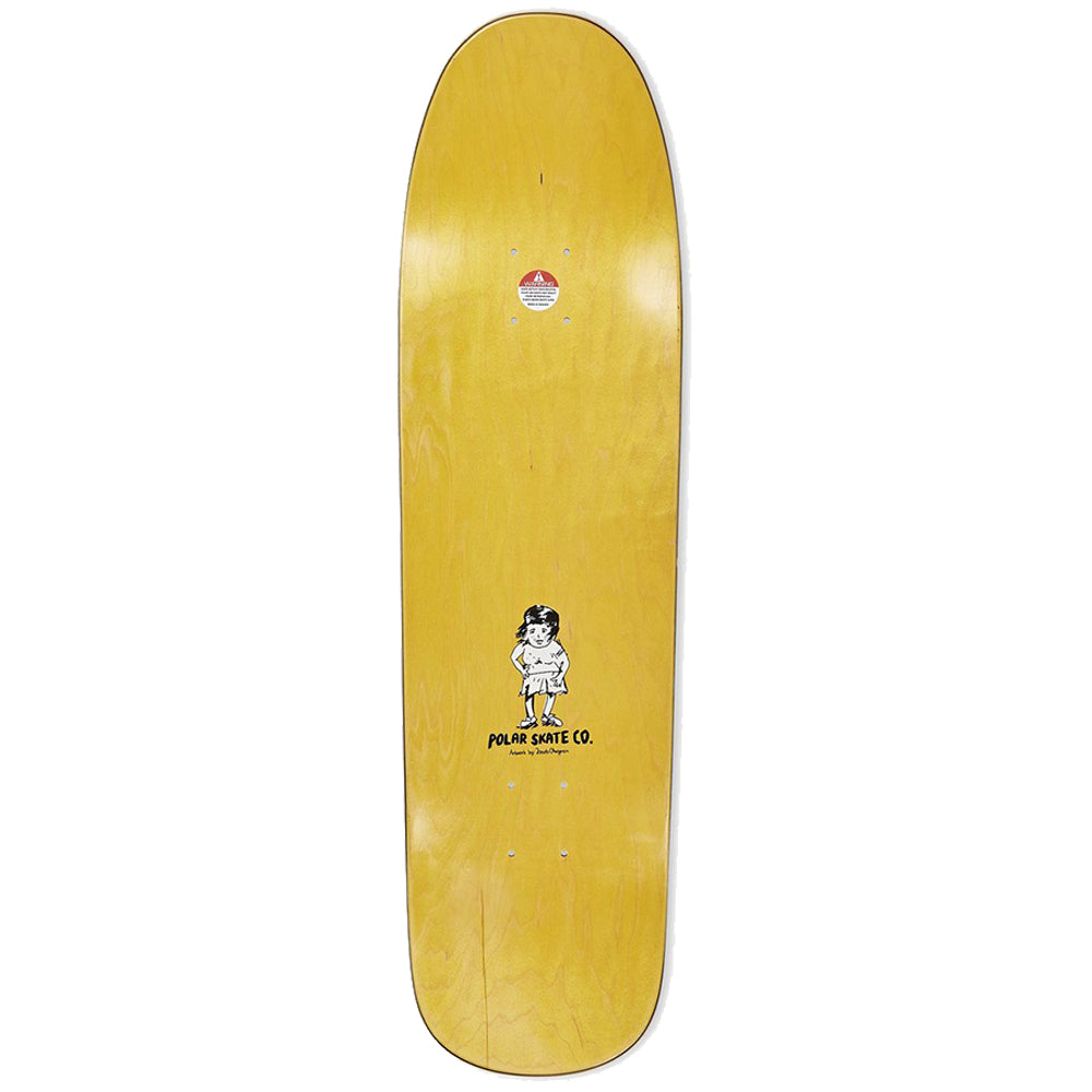 Polar Nick Boserio Year 2020 Yellow 1991 Skateboard Deck 8.65"