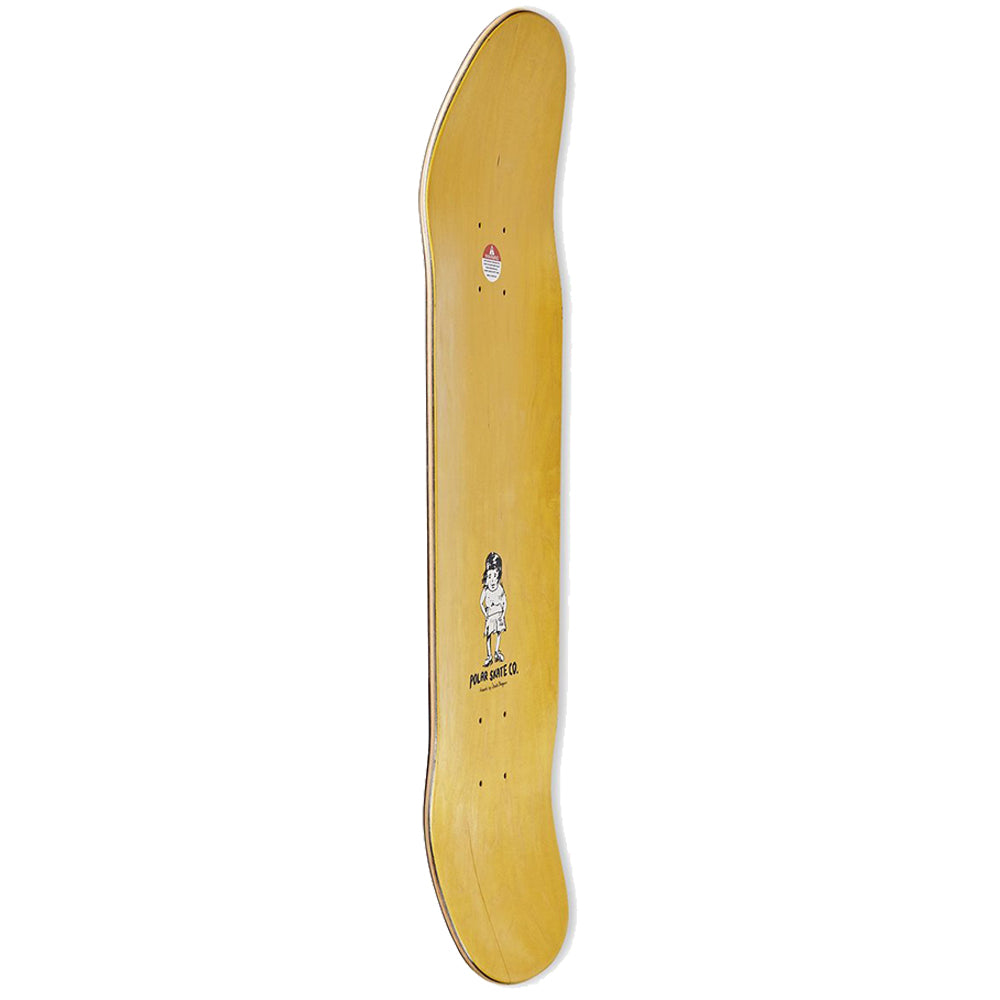 Polar Nick Boserio Year 2020 Yellow 1991 Skateboard Deck 8.65"